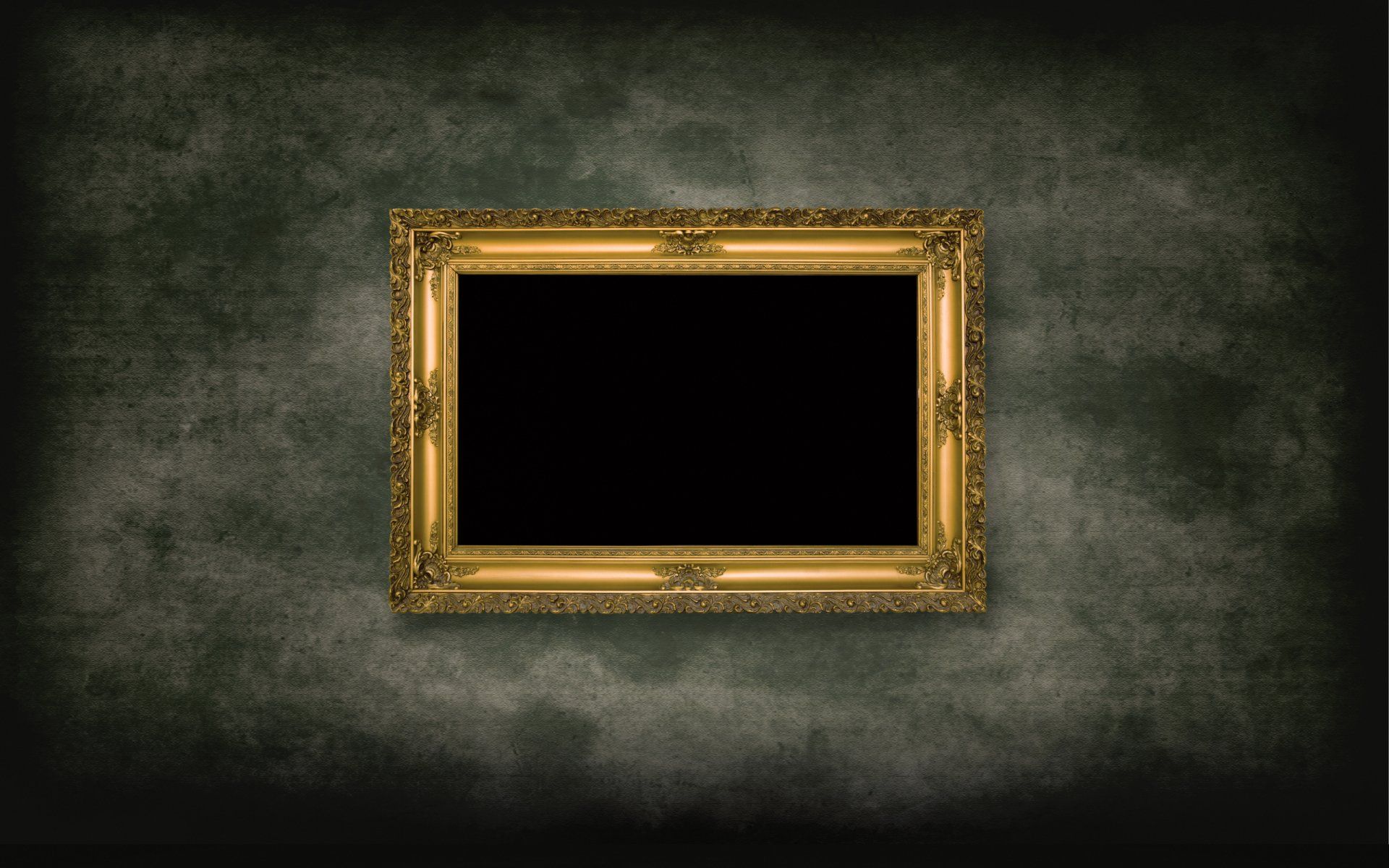 1920x1200 Ornate Gold Frame 2K Quad HD Wallpaperx1600
