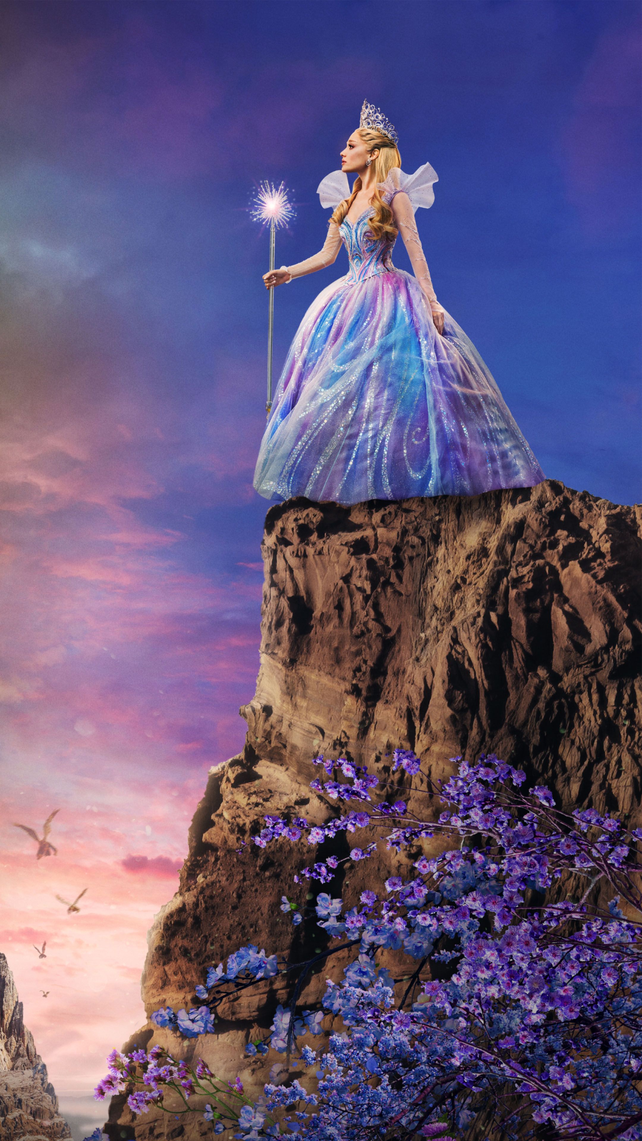2160x3840 Ariana Grande In Wicked For Good 2025 Movie 4K Ultra HD Mobile Wallpaper for iPhone & Android