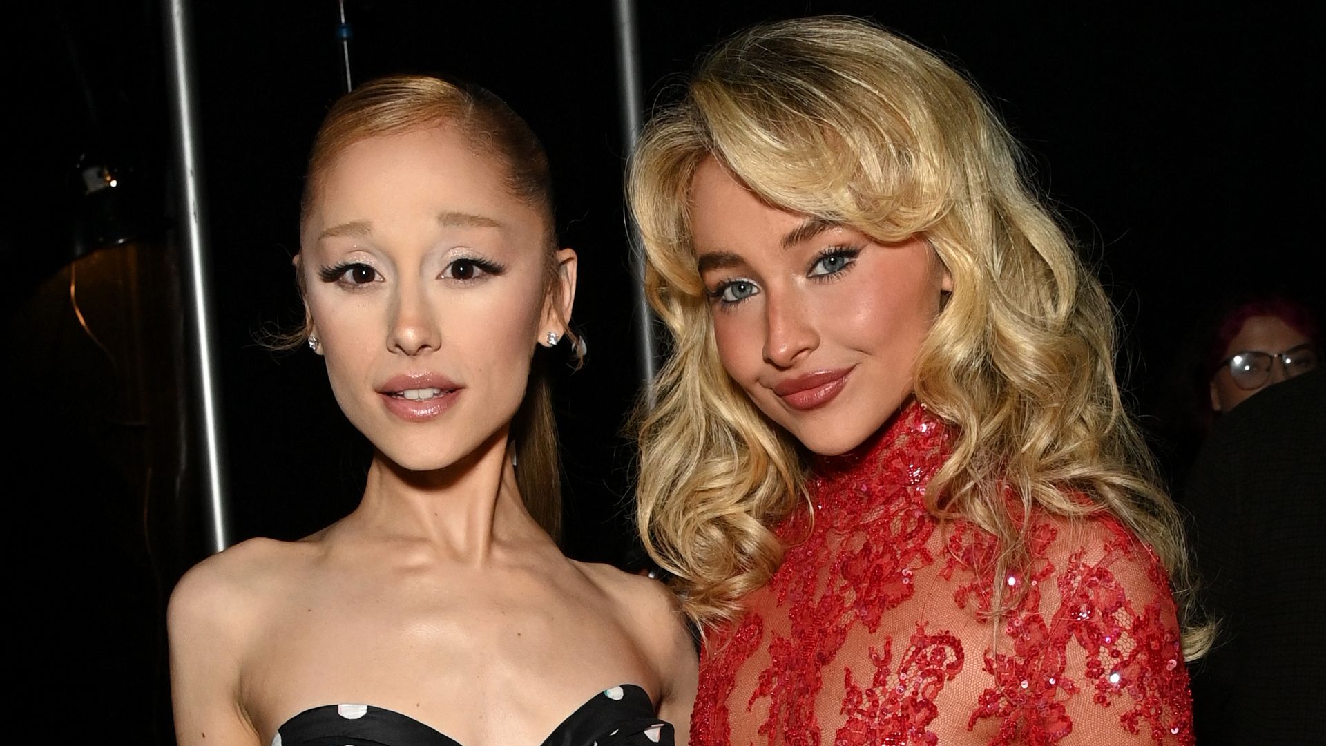 1920x1080 Ariana Grande and Sabrina Carpenter share sweet 'full circle' moment backstage at the 2025 MTV VMAs