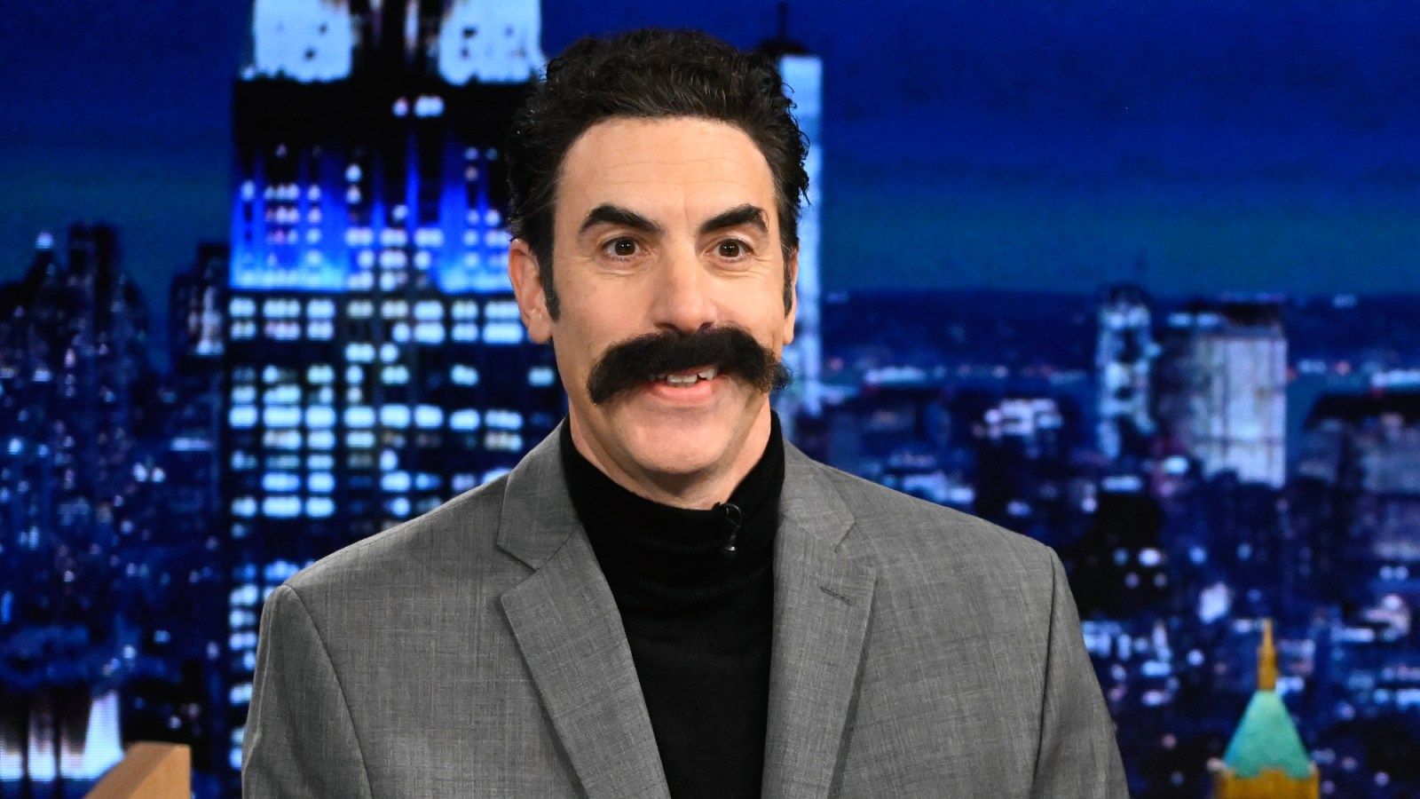 1600x900 Sacha Baron Cohen Pretends to Moderate Presidential Debate as Borat