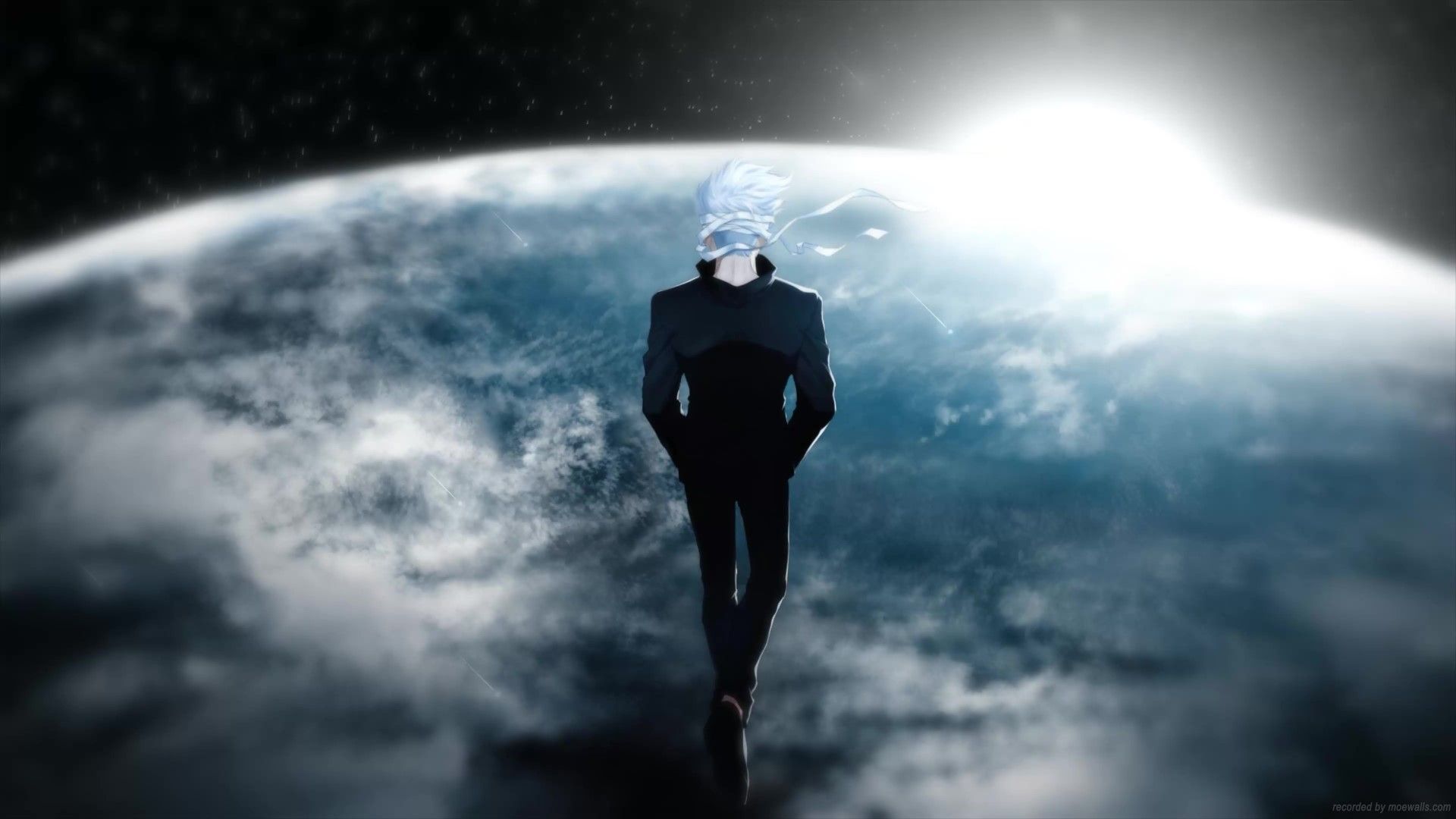 1920x1080 Gojo Floating Wallpaper