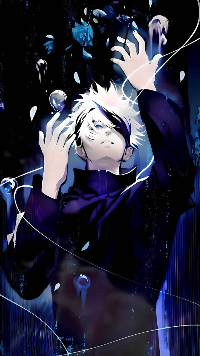 675x1200 Gojo. Anime art, Anime wallpaper, Anime character drawing