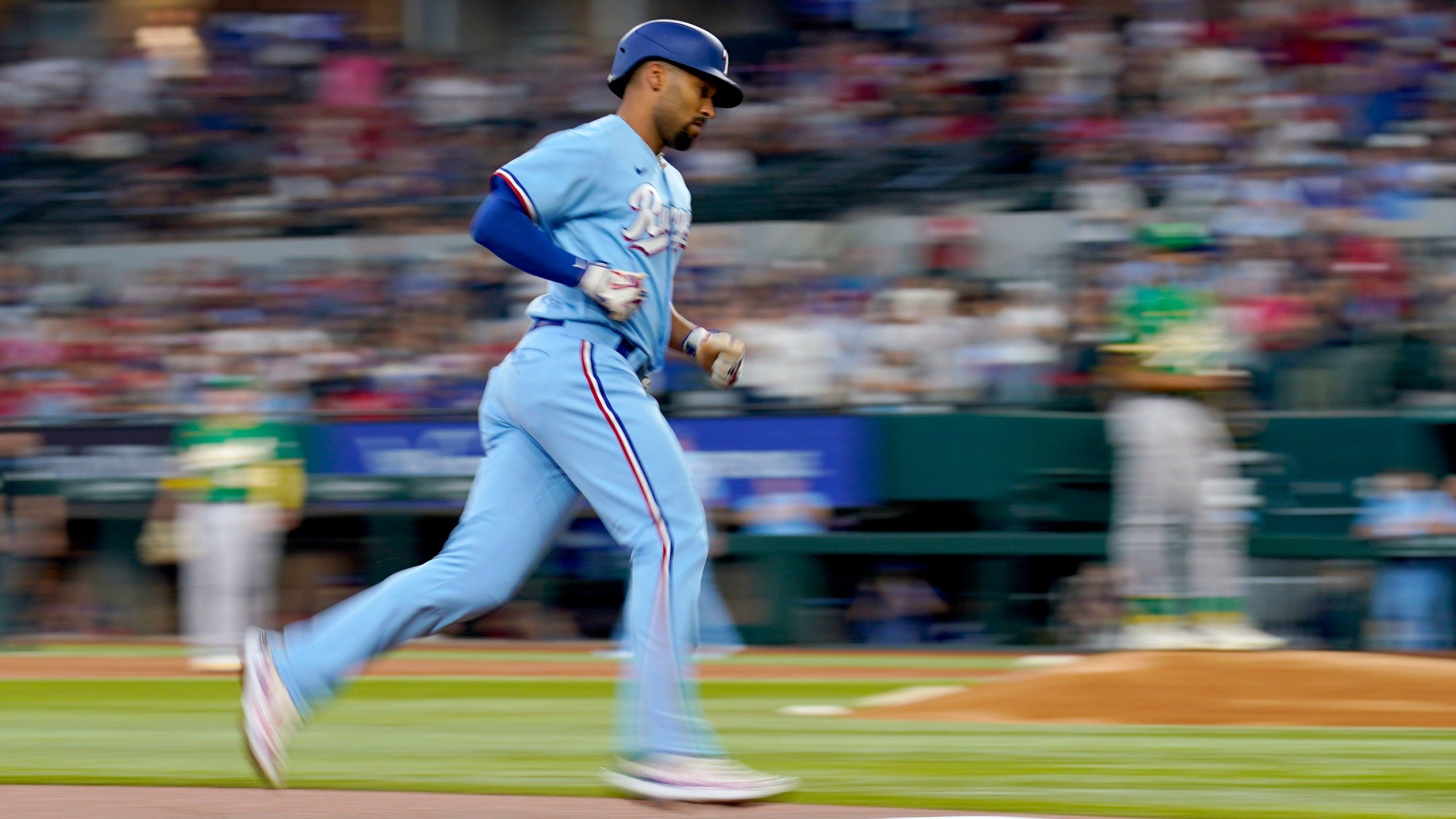 2560x1440 Marcus Semien is leading off every day for the Rangers, and leading the AL in hits and runs