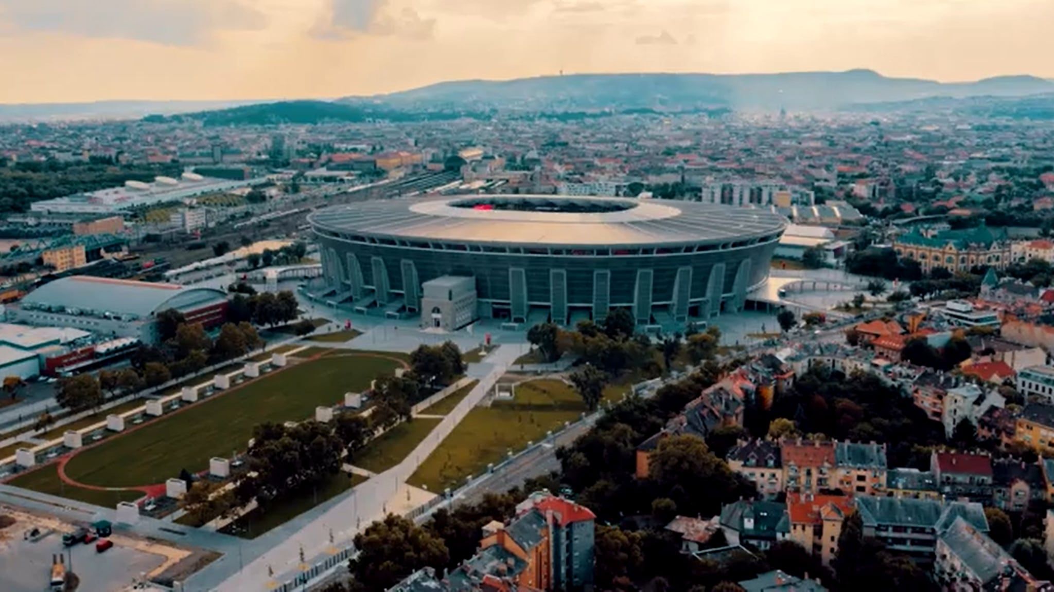 2048x1152 Take an aerial tour of the Puskás Aréna. Video. UEFA Super Cup