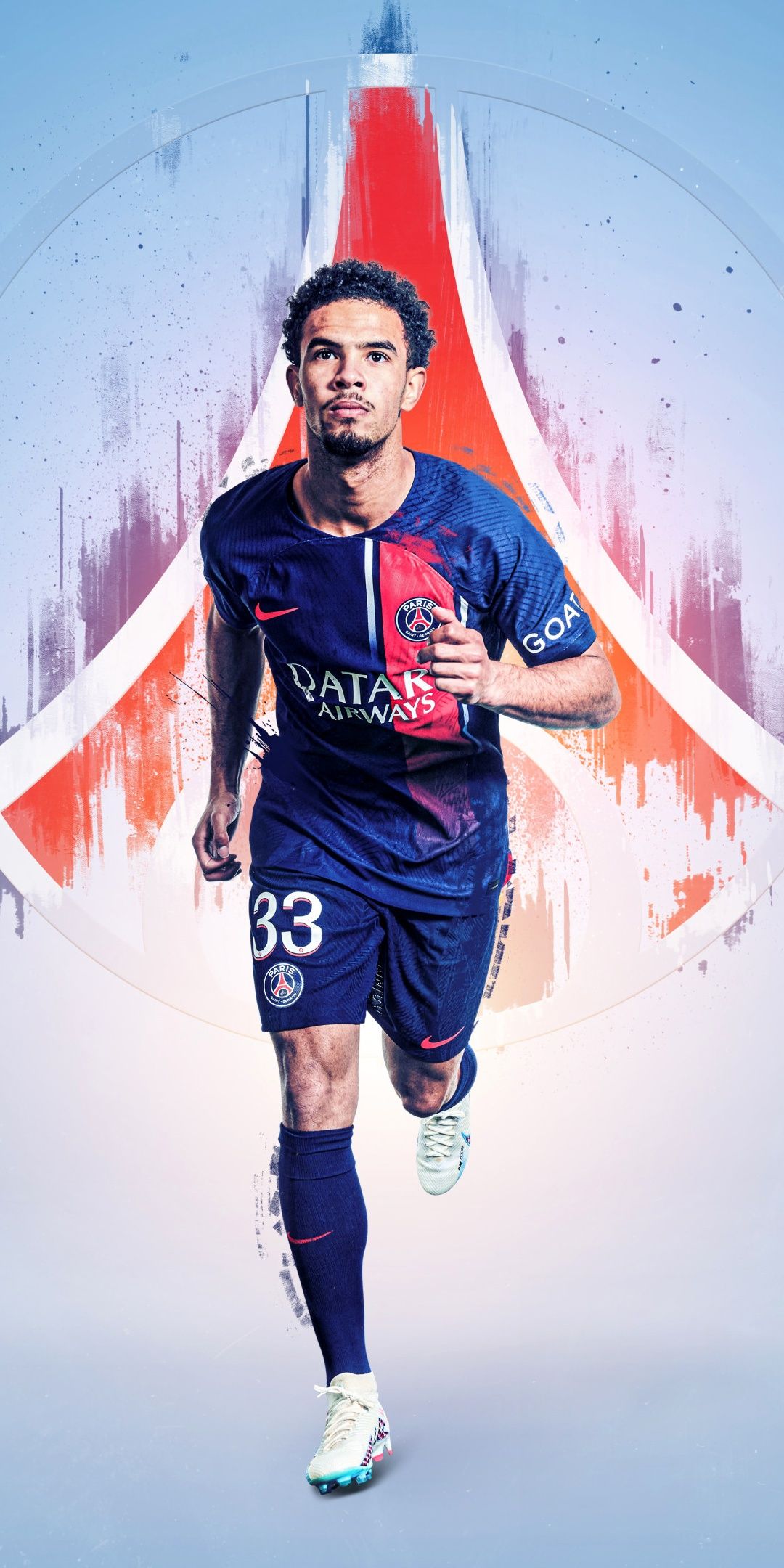 1080x2160 Warren Zaire Emery Wallpaper 4K, Paris Saint Germain