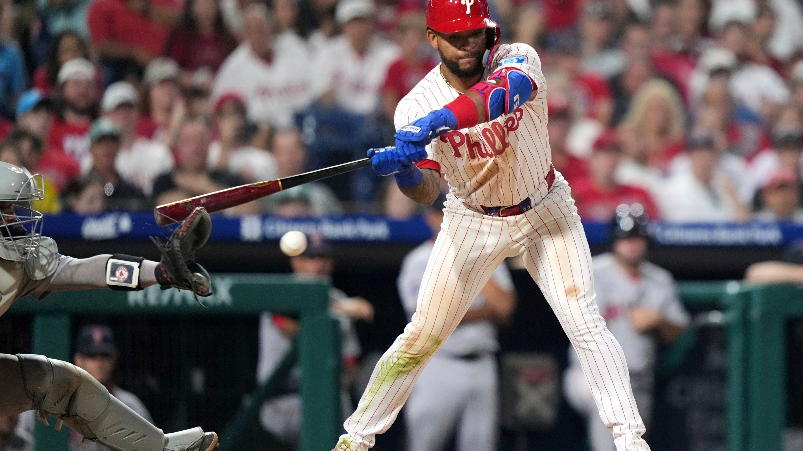 2560x1440 Phillies Claim Another Wild, Walk Off Win On Catcher's Interference With Bases Loaded In 10th