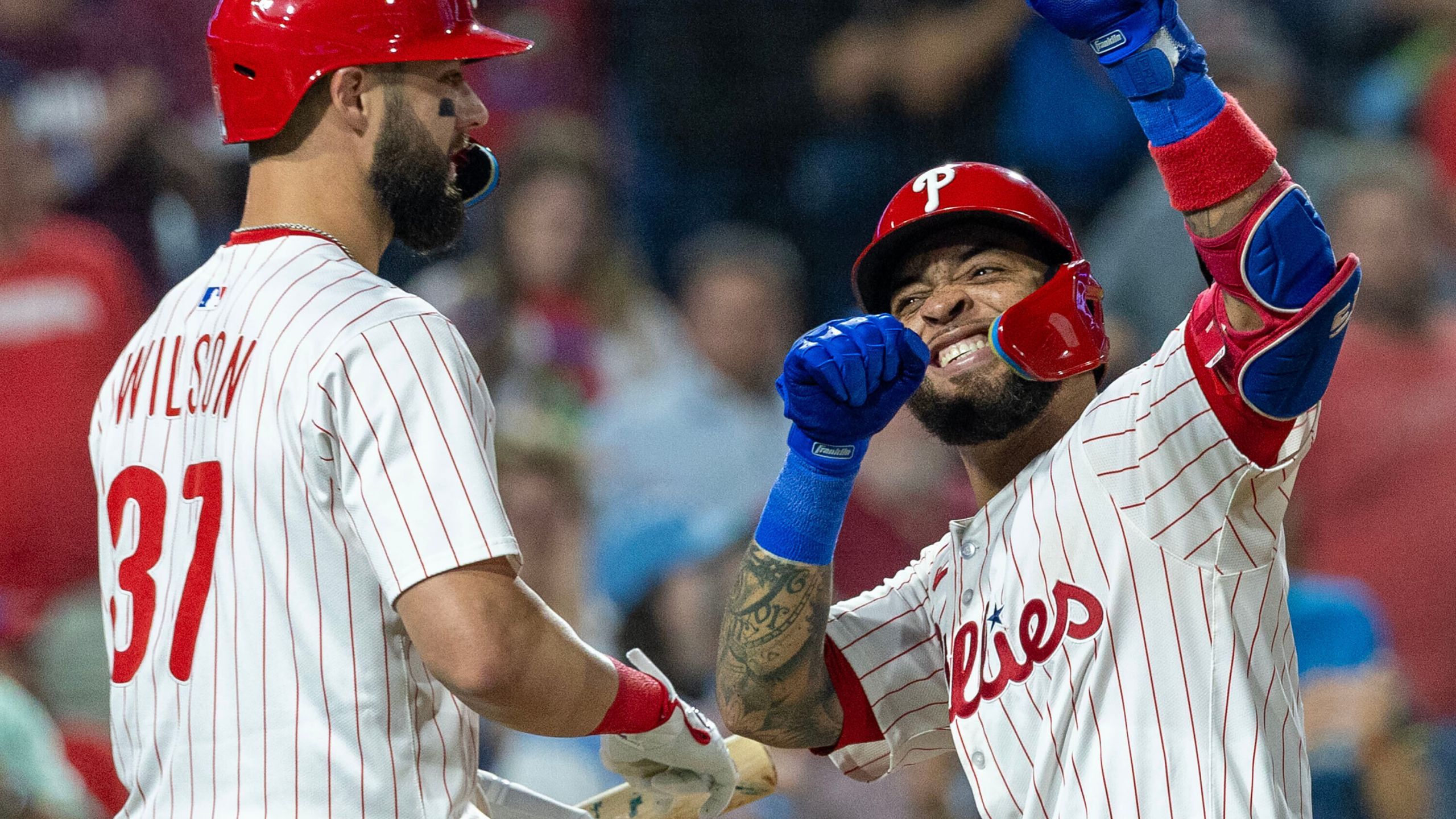 2560x1440 Phillies Wrap Up A 1st Round Bye, Hitting A Team Record 8 Homers To Rout The Marlins