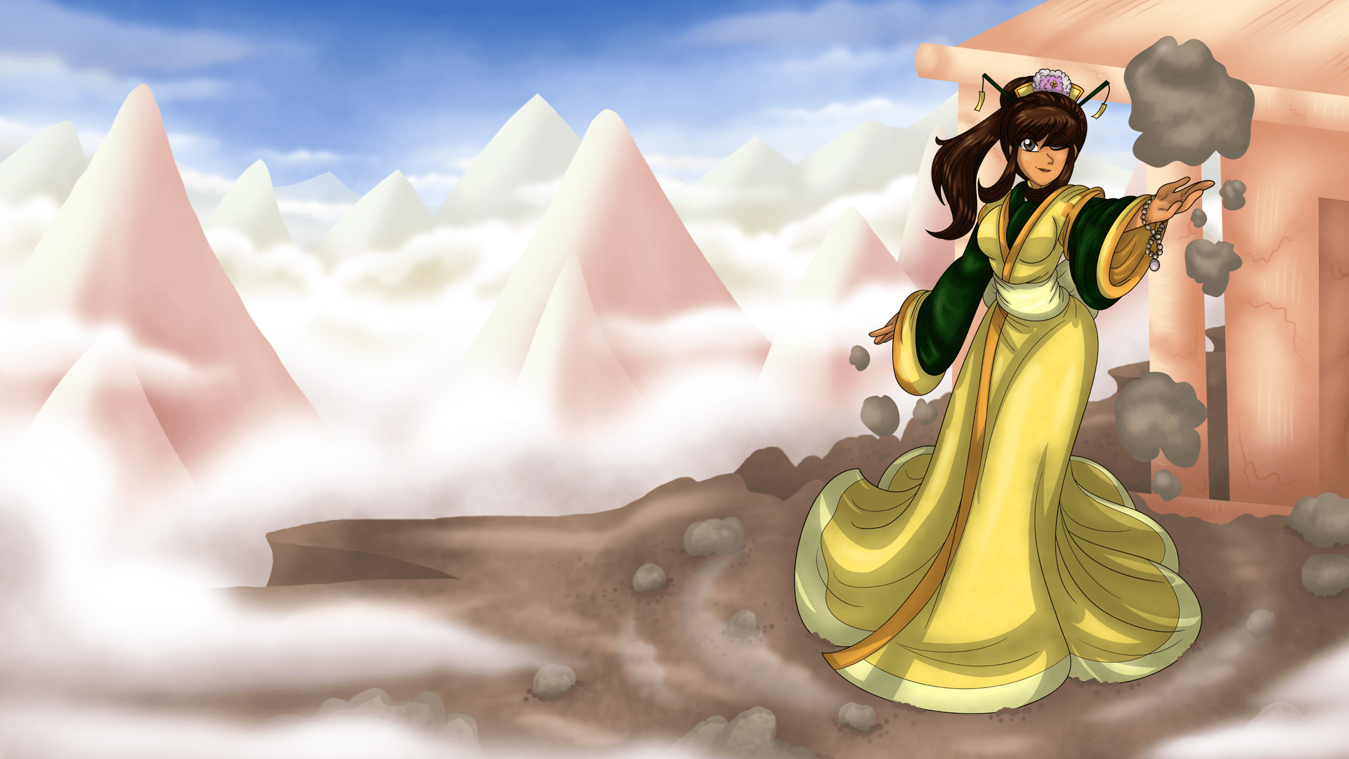 1920x1080 Earth Bender Wallpaper