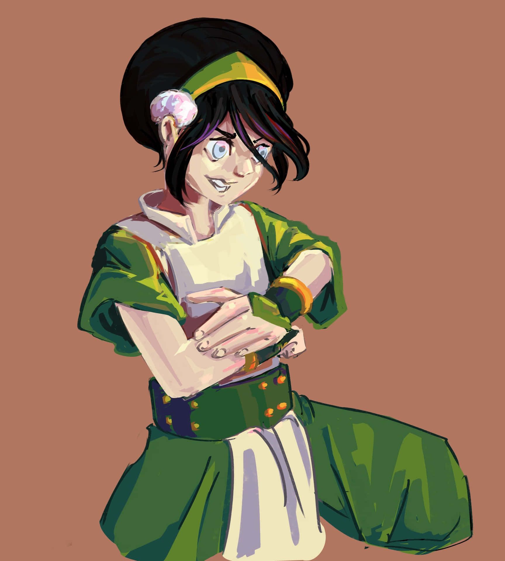 1728x1920 Download Toph Beifong In Action, Earth Bending Master Wallpaper