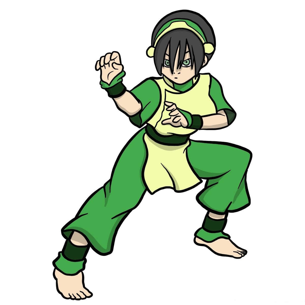 1200x1200 Download Toph Beifong, Avatar's Earthbending Master Wallpaper