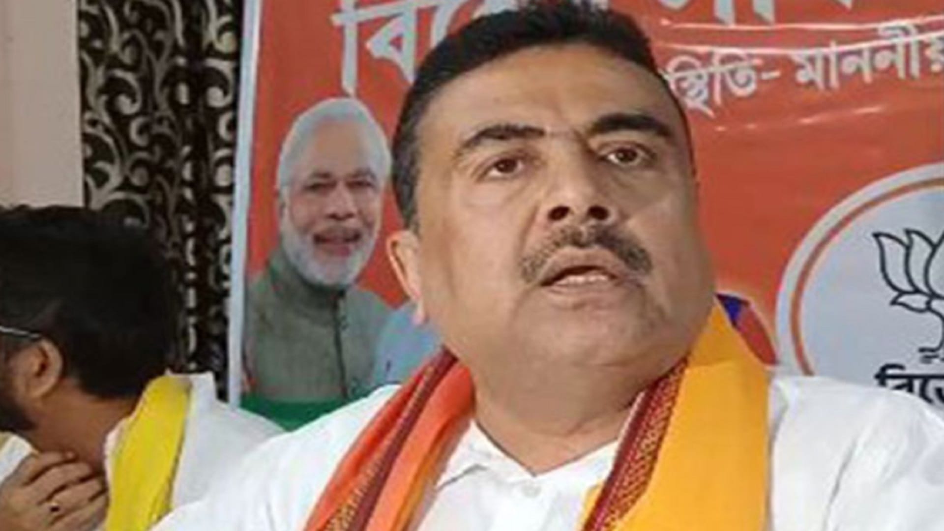 1920x1080 West Bengal: BJP Leader Suvendu Adhikari Visits Riot Hit Shamsherganj, Meets Family Of 2 Deceased