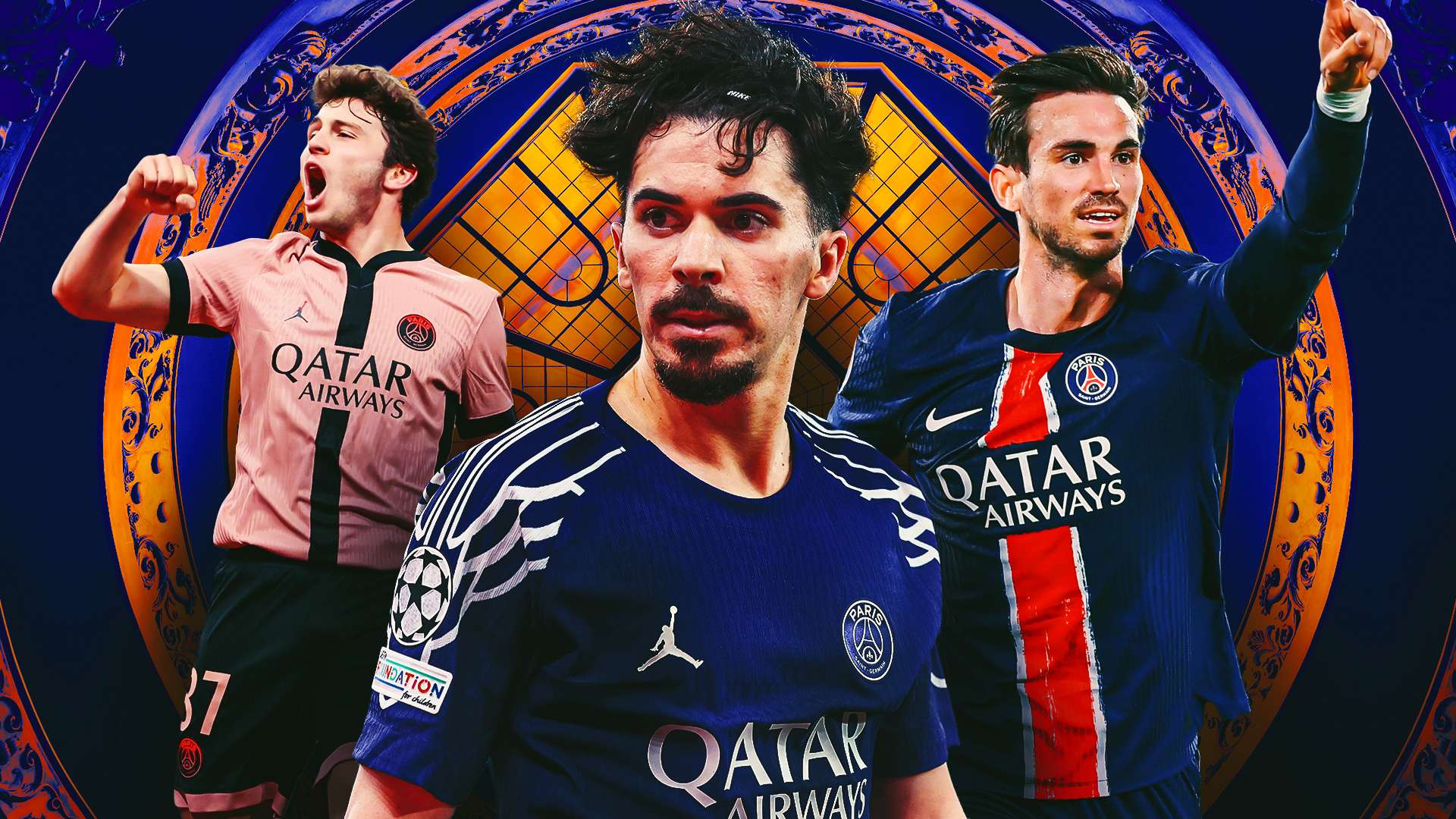 1920x1080 No Thomas Partey, big problem for Arsenal! PSG's majestic Vitinha, Joao Neves and Fabian Ruiz are the best midfield trio in the Champions League. Goal.com US