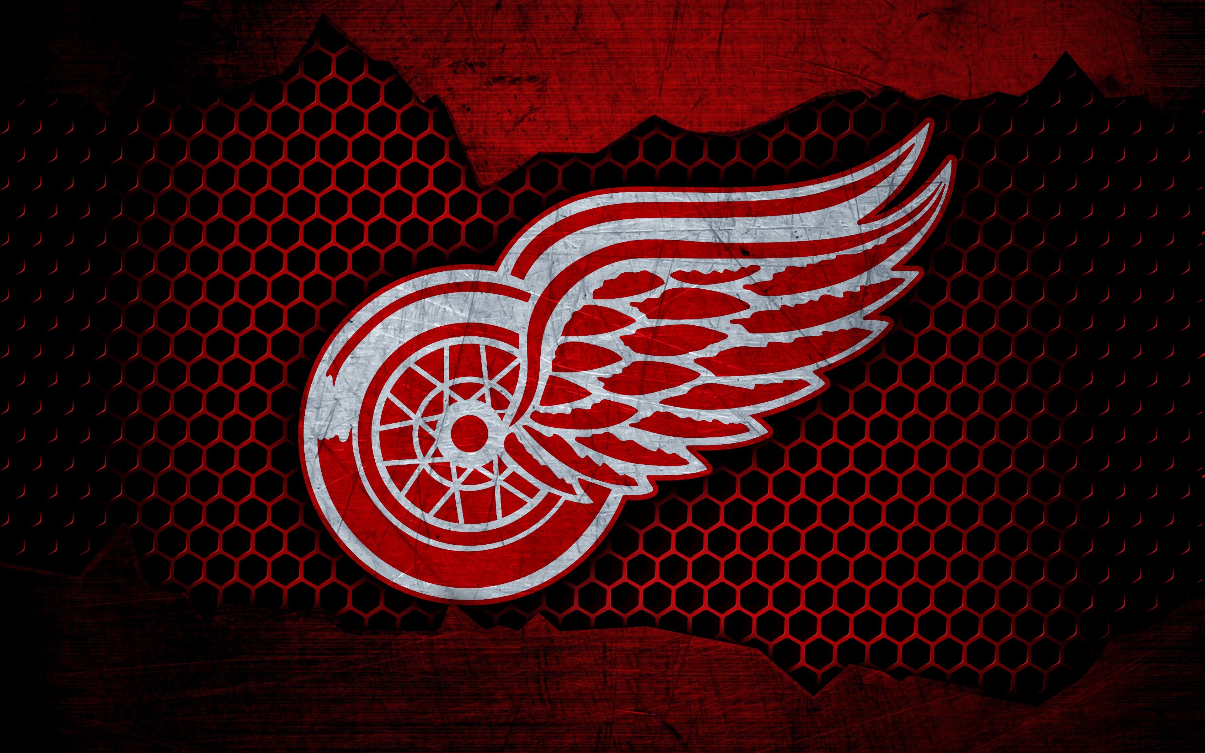 3840x2400 Wallpaper wallpaper, logo, NHL, Sport, Hockey, Detroit Red Wings for mobile and desktop, section спорт, resolution 3840x2400