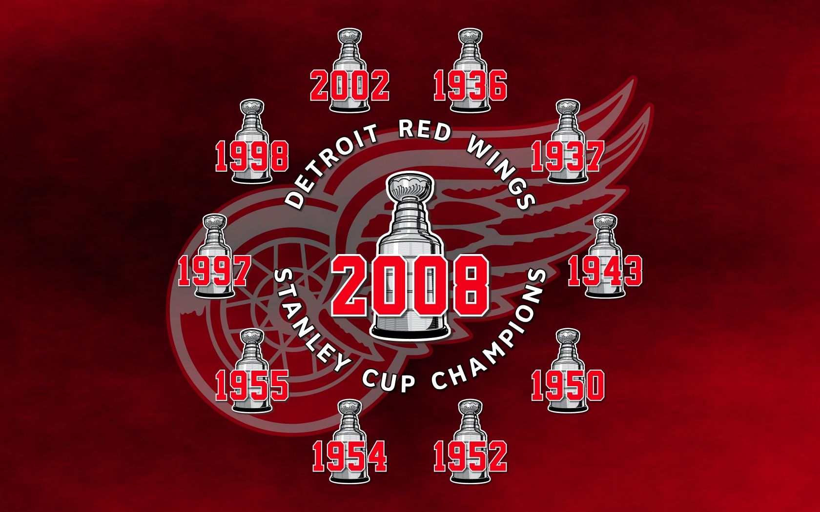 1680x1050 Phone wallpaper: Sports, Detroit Red Wings, Hockey 354168