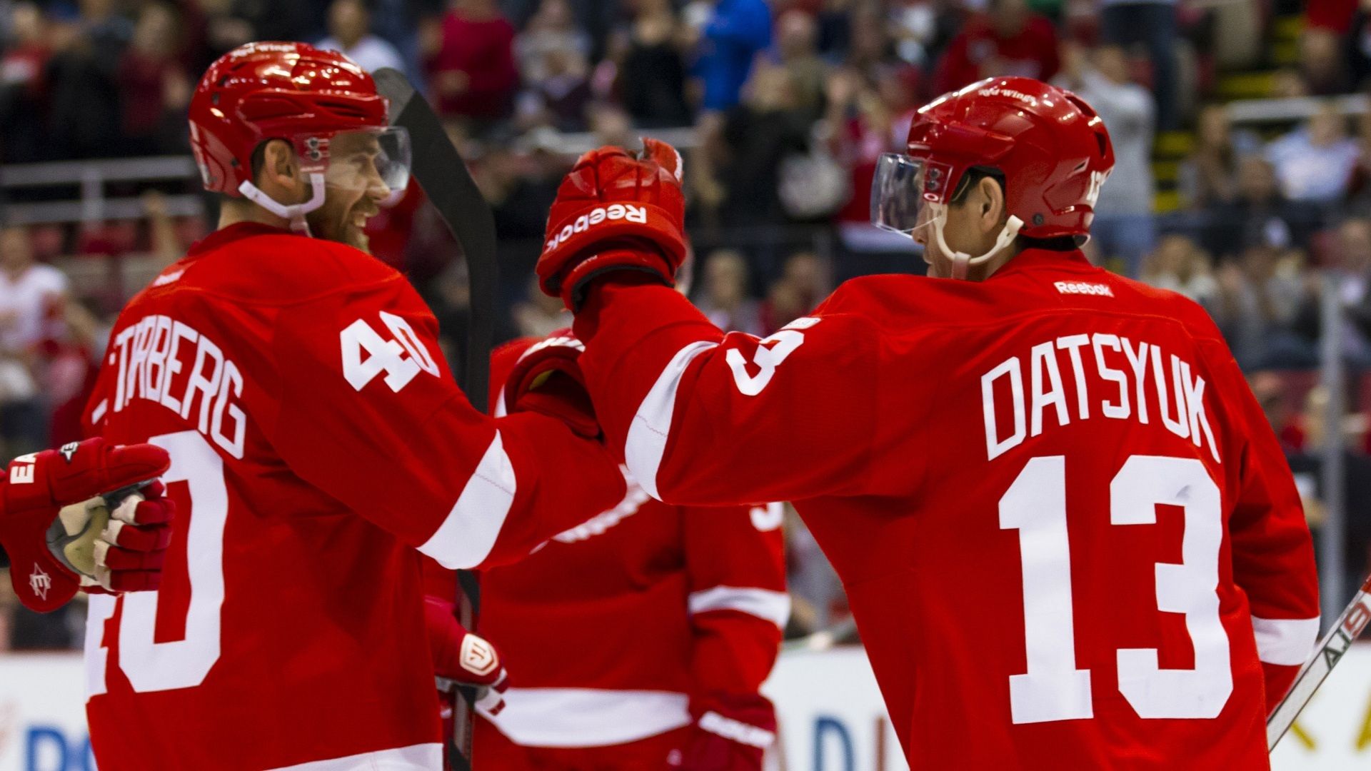 1920x1080 Henrik Zetterberg and Pavel Datsyuk, Detroit Red Wings / Good-
