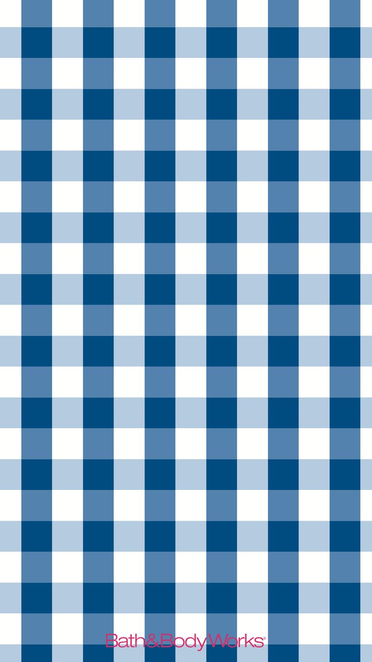 736x1308 Blue Gingham iPhone Wallpaper