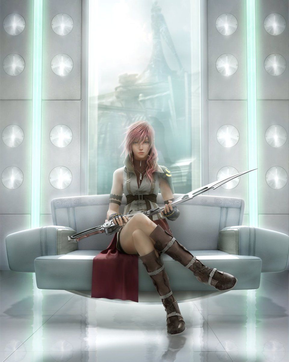 960x1200 Final Fantasy page posted an image of Lightning from Final Fantasy XIII with a quote. I surprised FFXIII Trilogy HD Remaster still hasn't existed for modern platforms yet. I heard FFXIII Remake +