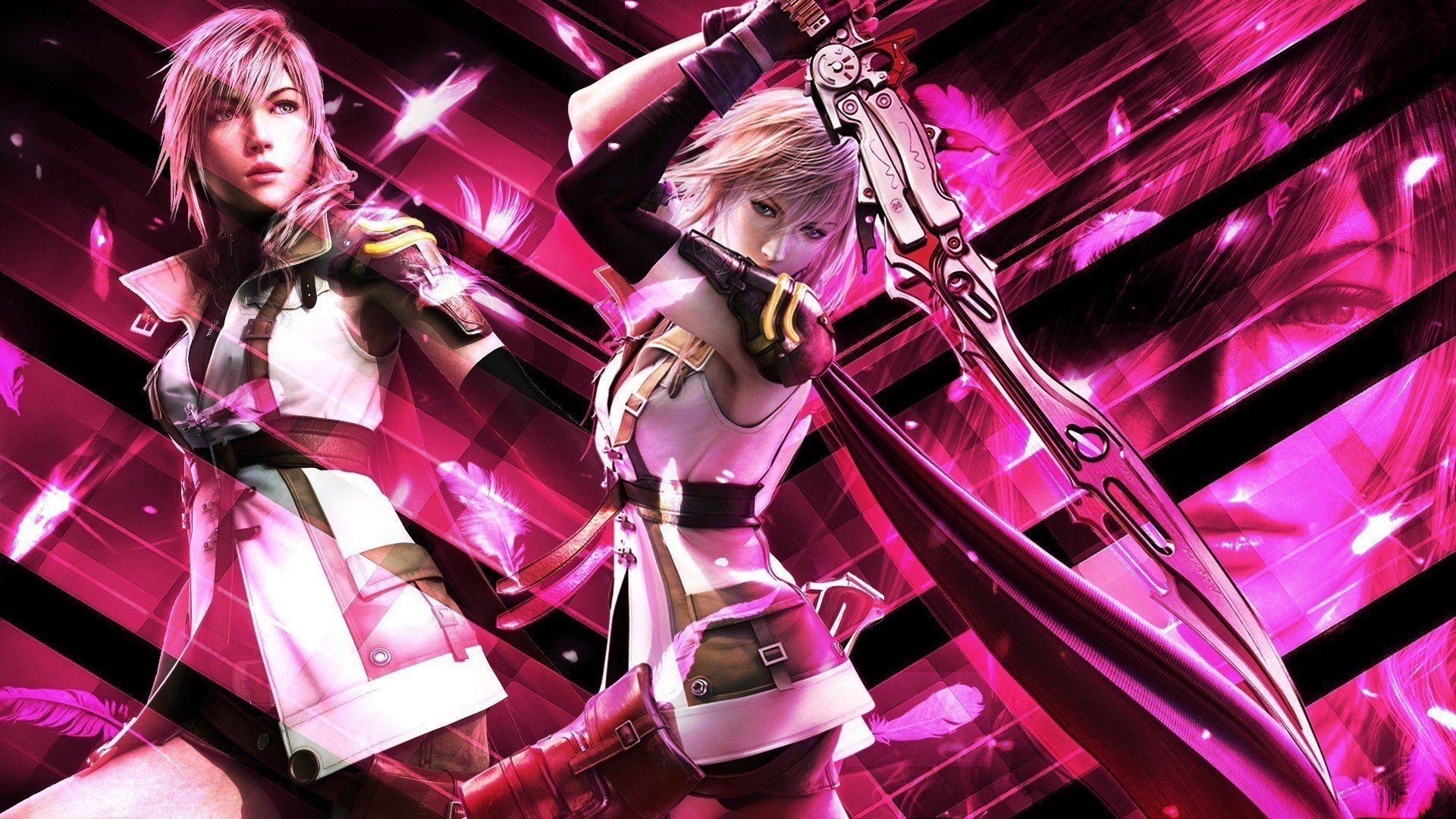 1920x1080 video, Games, Weapons, Final, Fantasy, Xiii, Claire, Farron, Swords Wallpaper HD / Desktop and Mobile Background