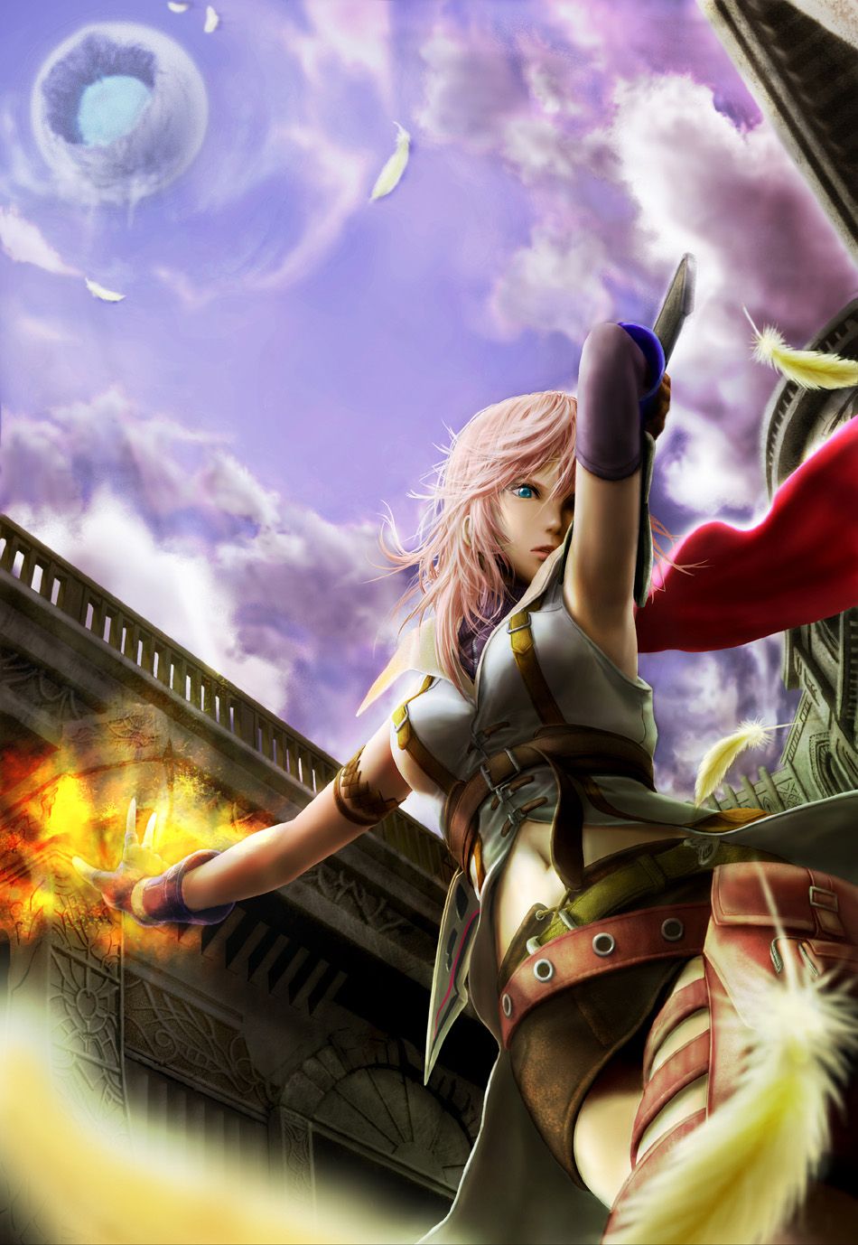 950x1378 Lightning Farron Fantasy XIII Wallpaper by Pixiv id 22262 Anime Image Board