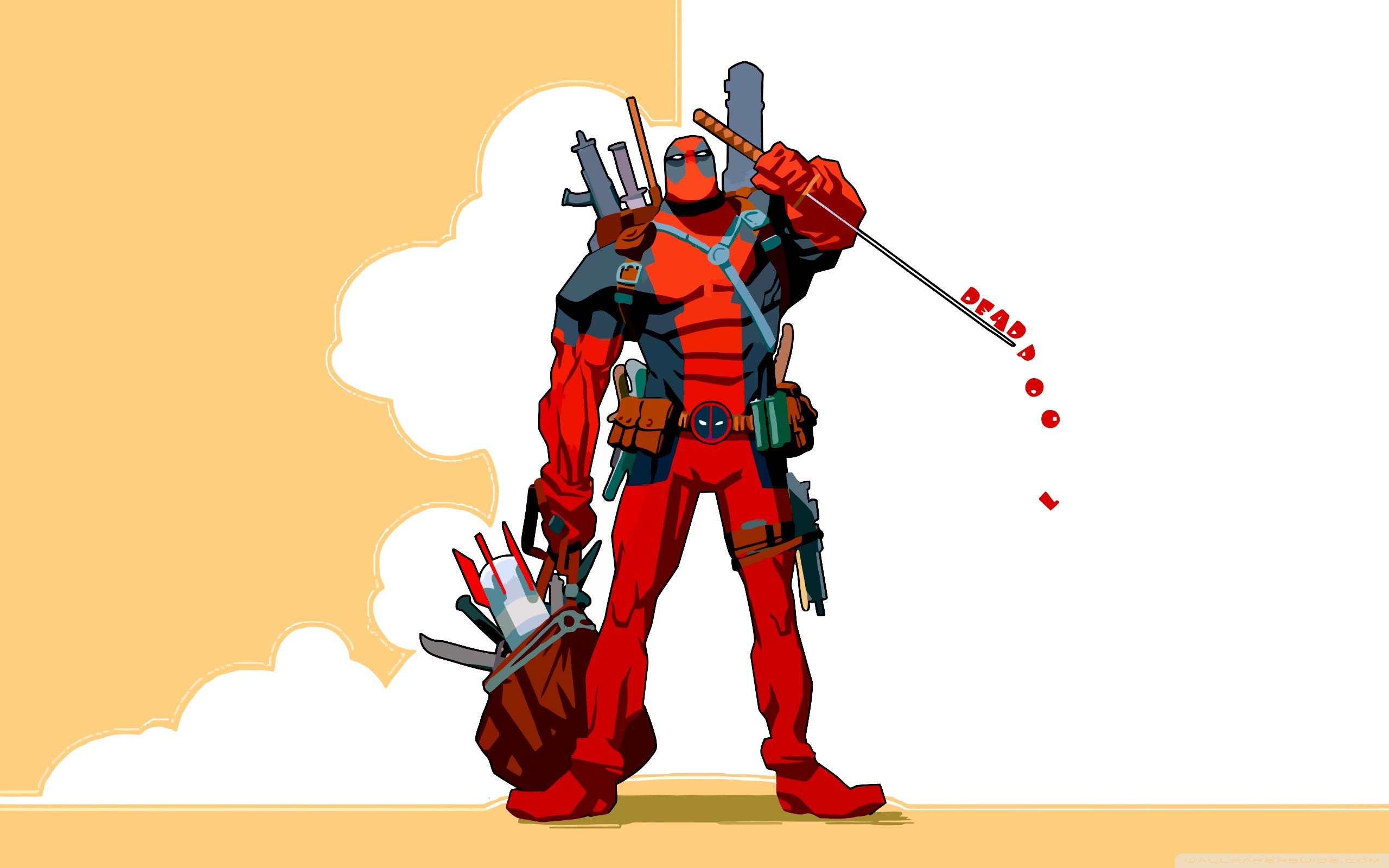 2560x1600 Deadpool (Wade Wilson) 4K UHD Wallpaper for UltraHD Desktop and TV : Smartphone and Tablet Devices