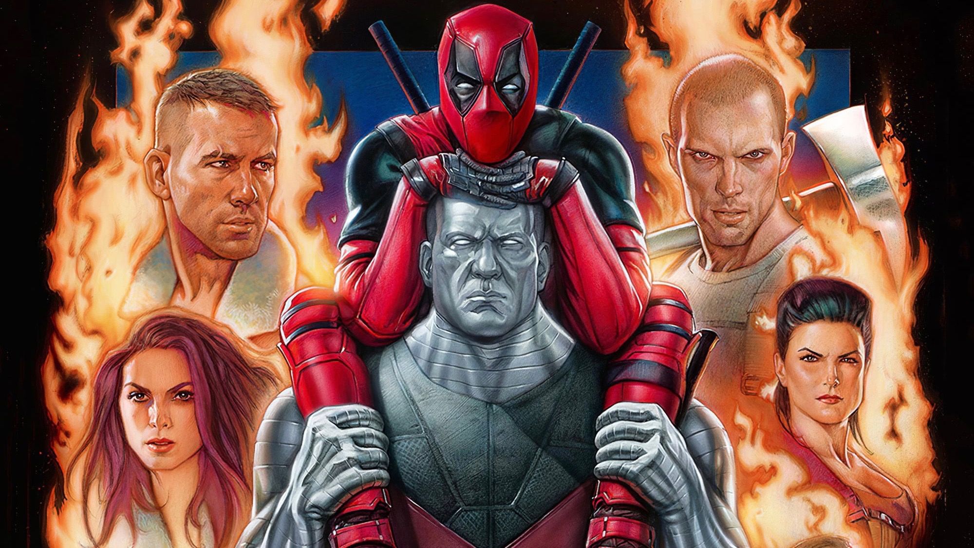 2000x1125 Download Colossus Ryan Reynolds Wade Wilson Movie Deadpool HD Wallpaperx1125