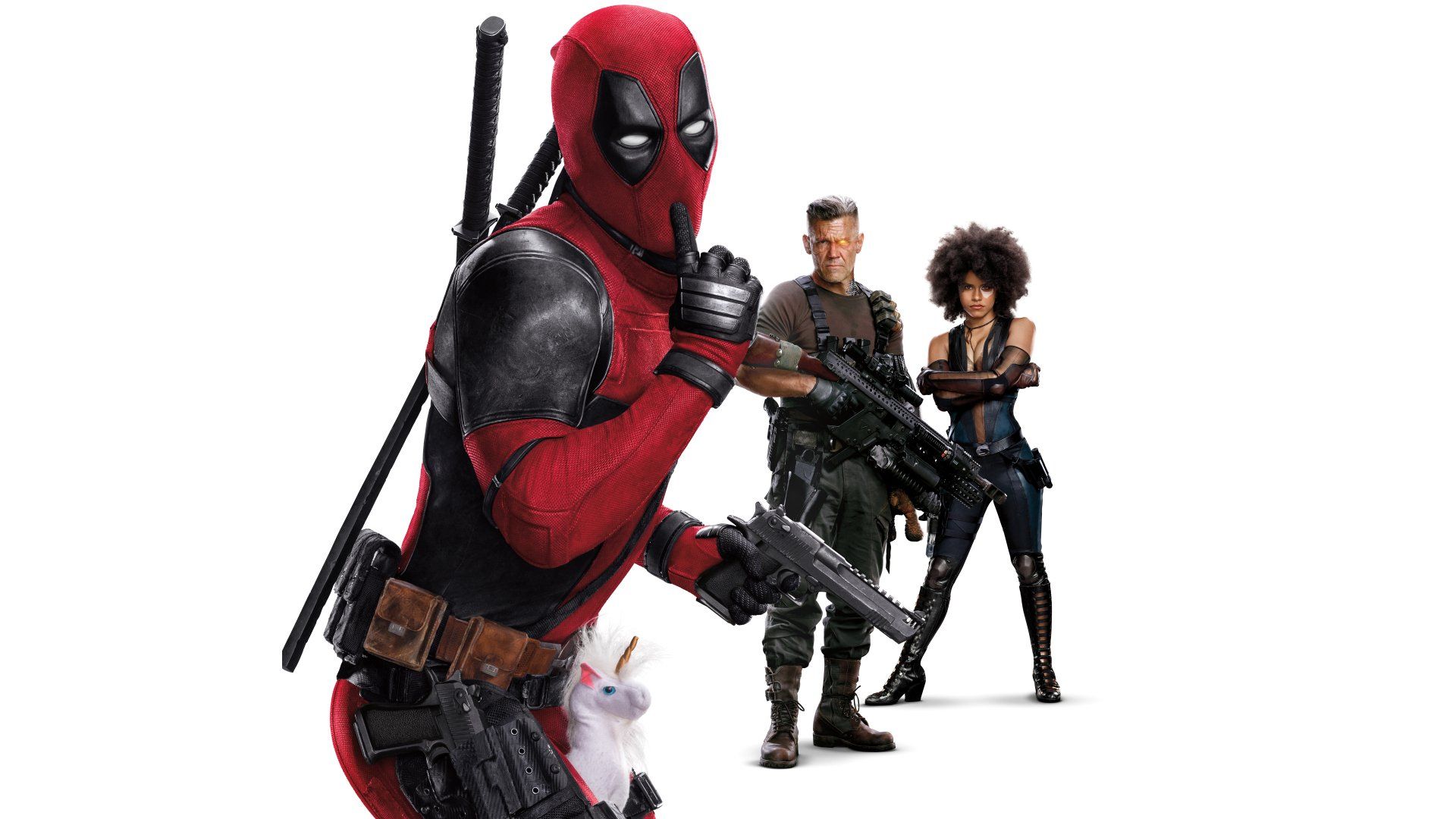 1920x1080 Deadpool 2 Ultra HD: Wade Wilson, Cable & Domino Action Wallpaperx4320