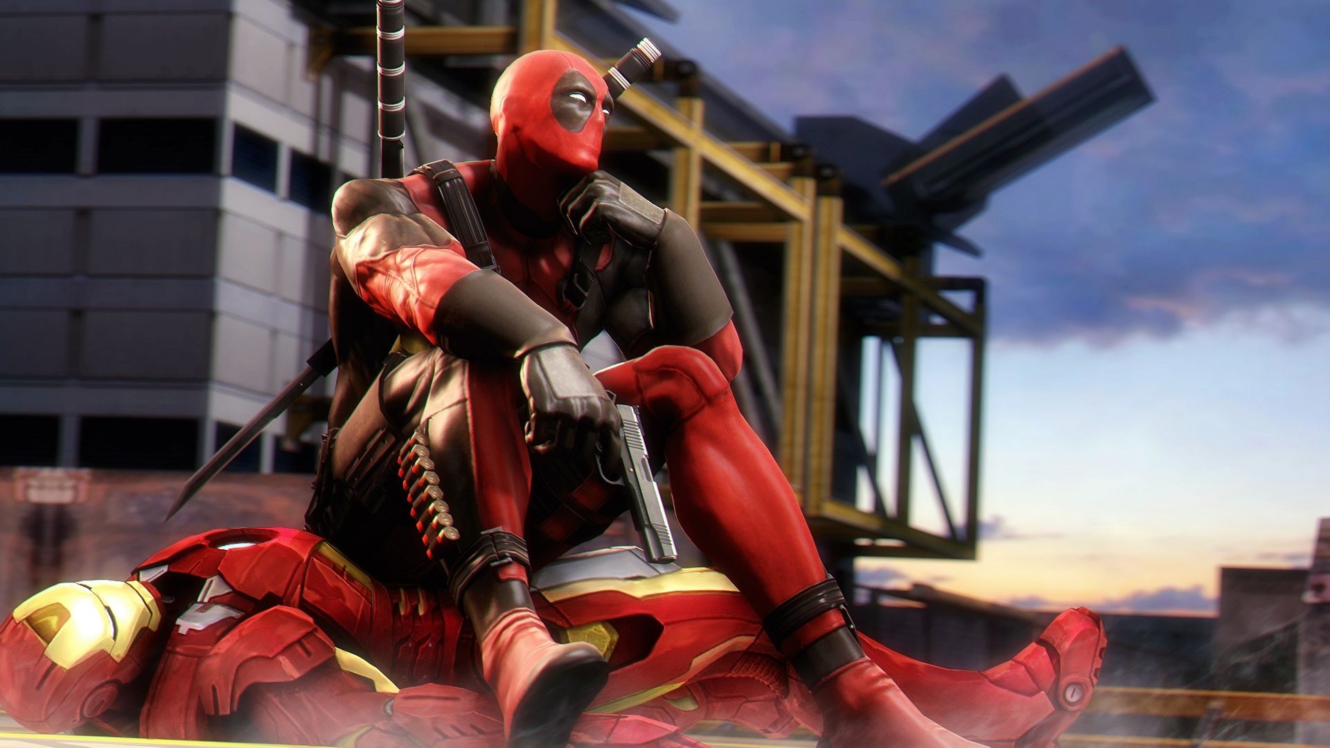 1920x1080 Wallpaper Deadpool, Marvel Comics, Wade Wilson for mobile and desktop, section фантастика, resolution 1920x1080