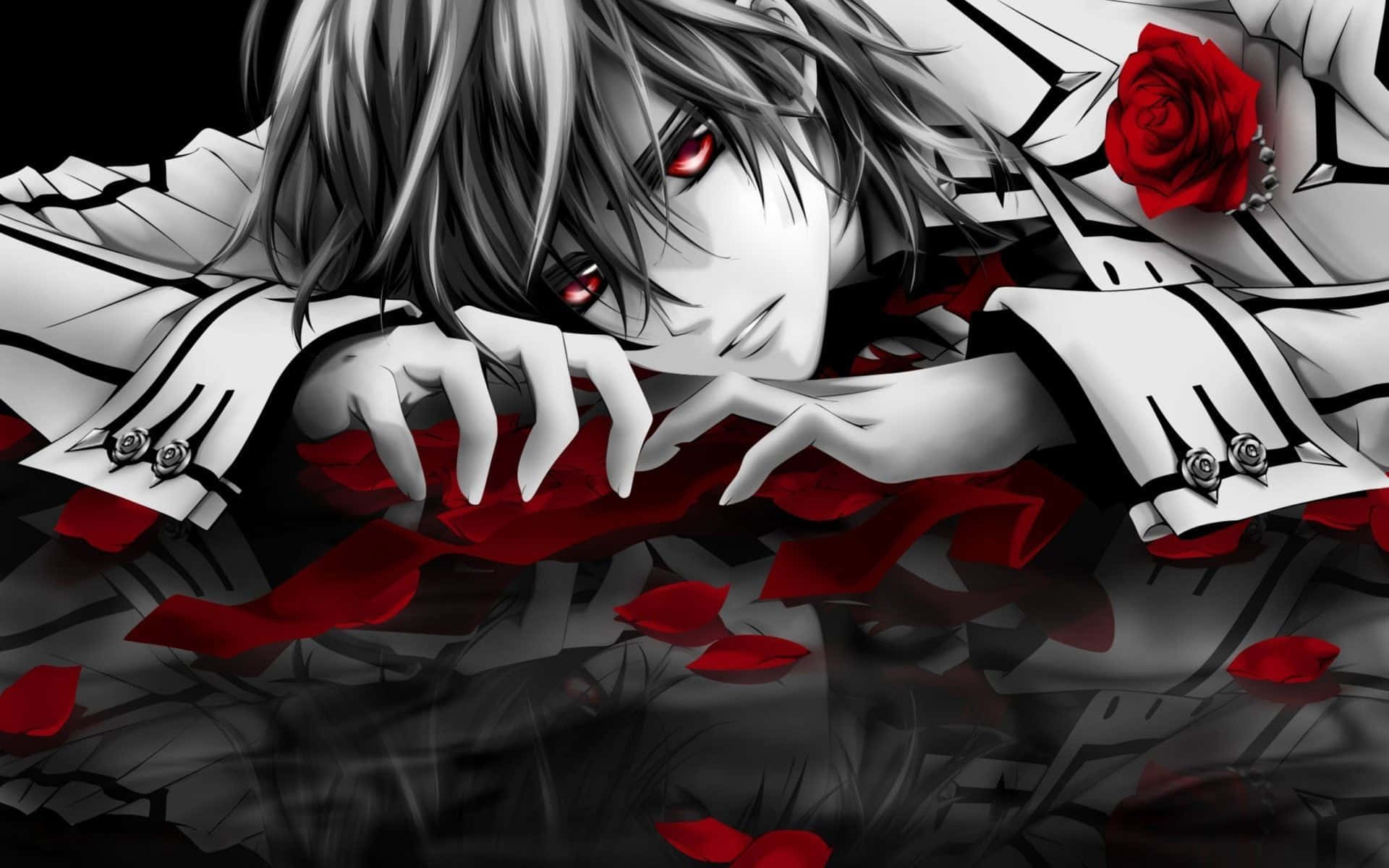 1920x1200 Download A lonely emo anime boy trying to keep the negative feelings at bay Wallpaper
