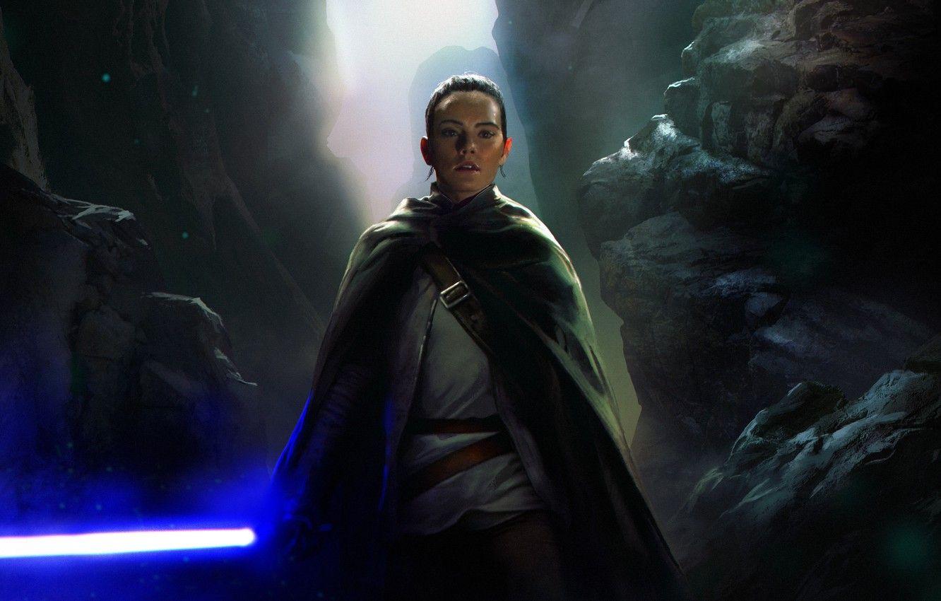 1332x850 Wallpaper art, jedi, rey, Star Wars: The Last Jedi image
