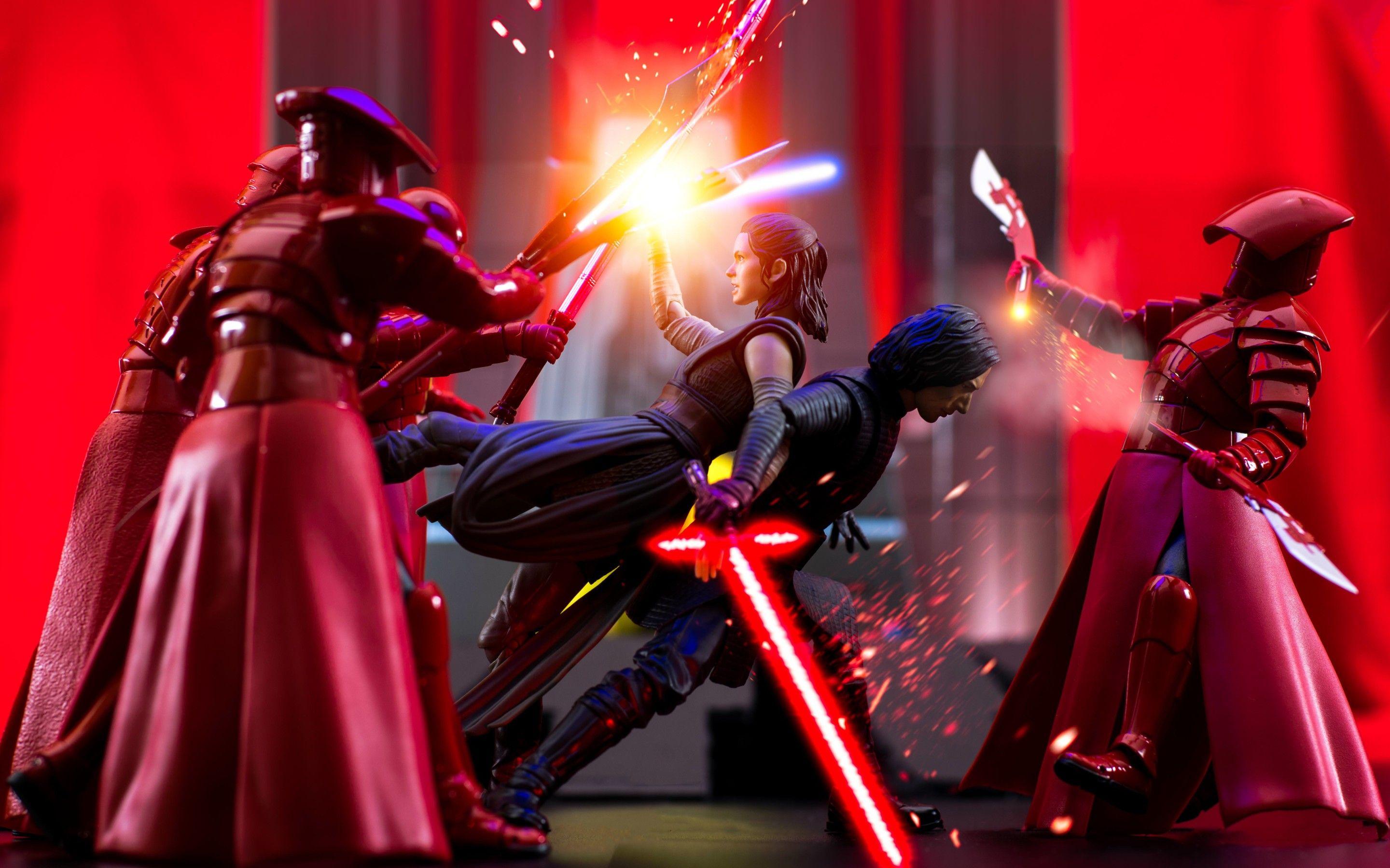 2880x1800 Rey Kylo Ren In Star Wars The Last Jedi Macbook Pro