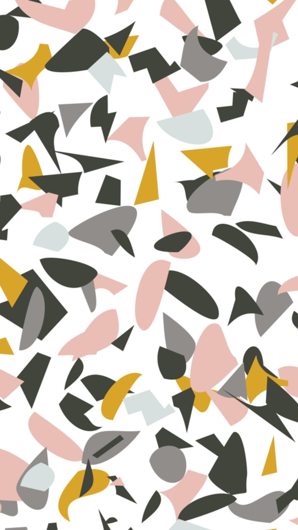 1024x1820 Free Terrazzo Wallpaper • Little Gold Pixel
