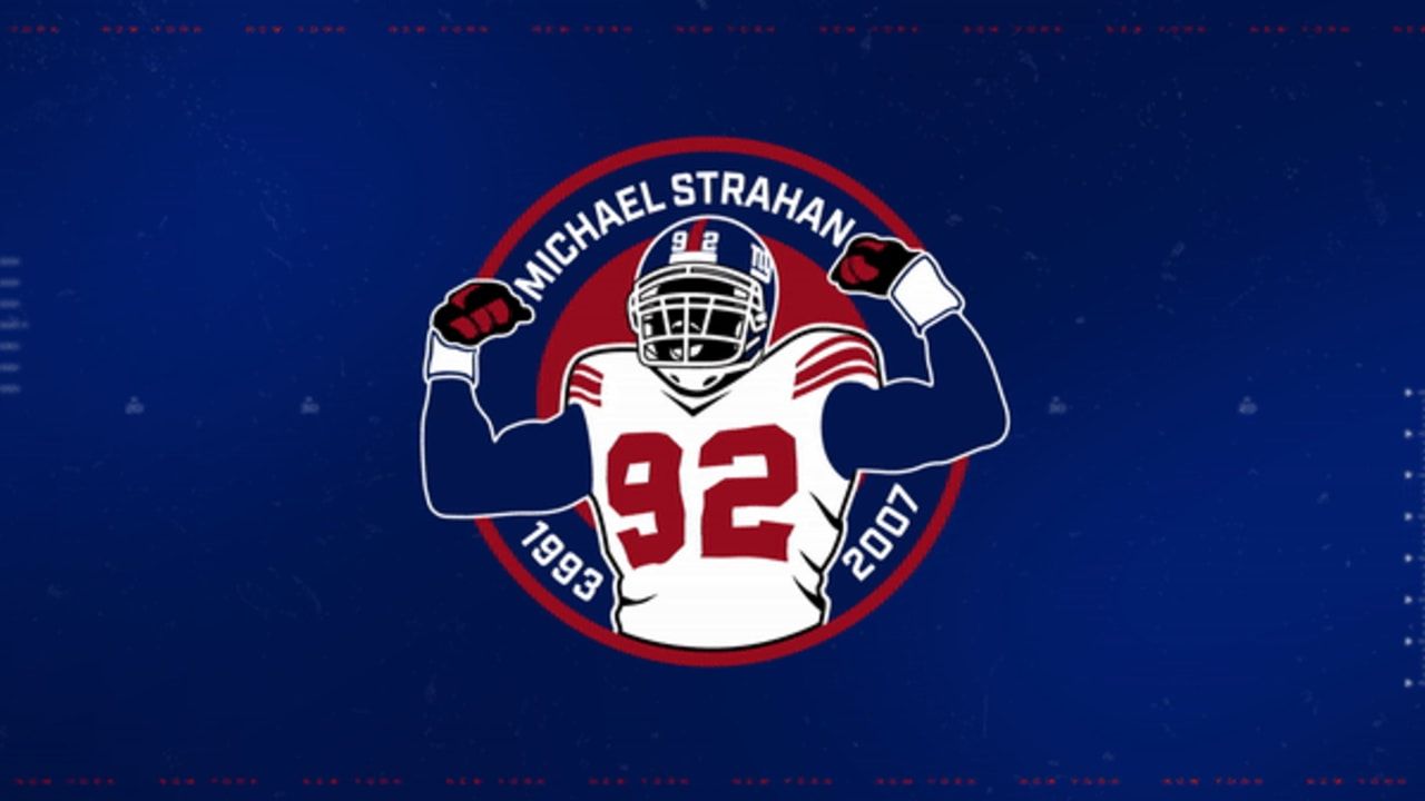 1280x720 Michael Strahan's No. 92 to be retired November 28 vs. Eagles