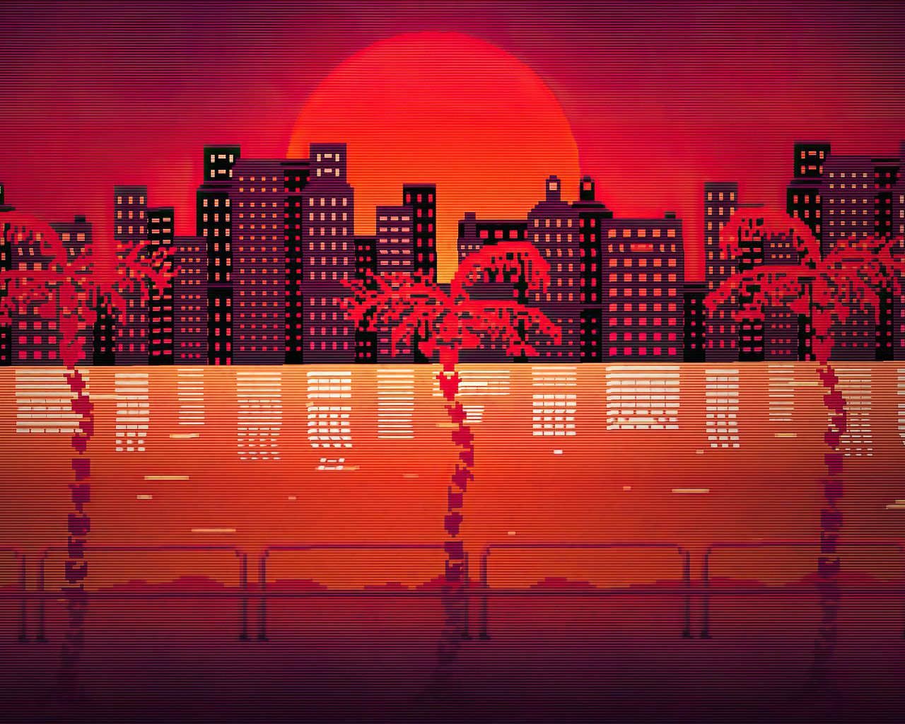 1280x1024 80s Retrowave Hotline Miami 4k Wallpaper, 1280x1024 Resolution HD 4k Wallpaper, Image, Background, Photos and Picture