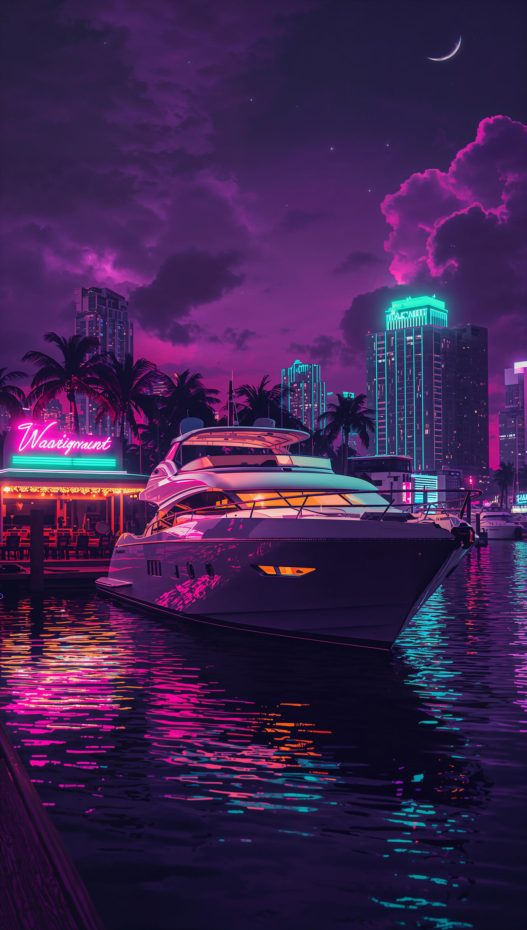 1700x3000 Miami Vice Wallpaper