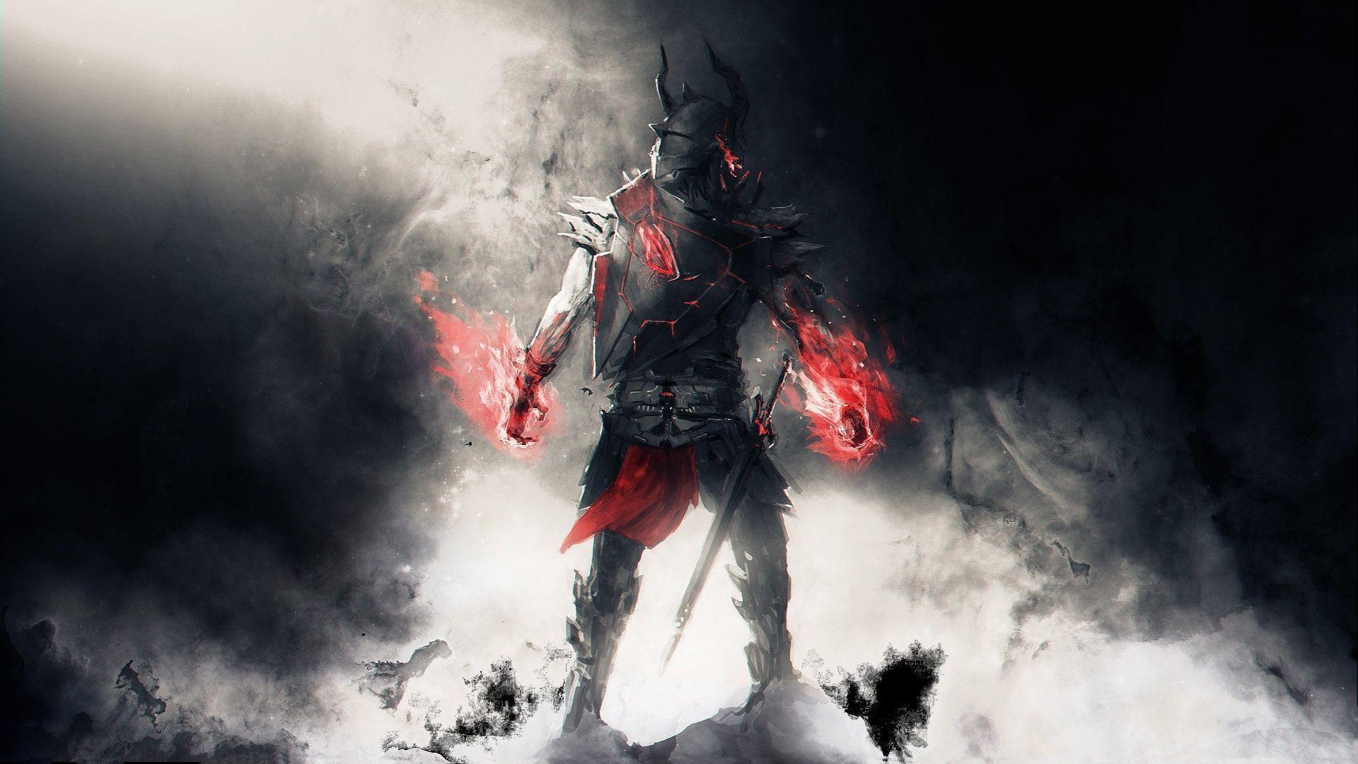1920x1080 Fantasy Knight Dark HD Wallpaper 111535