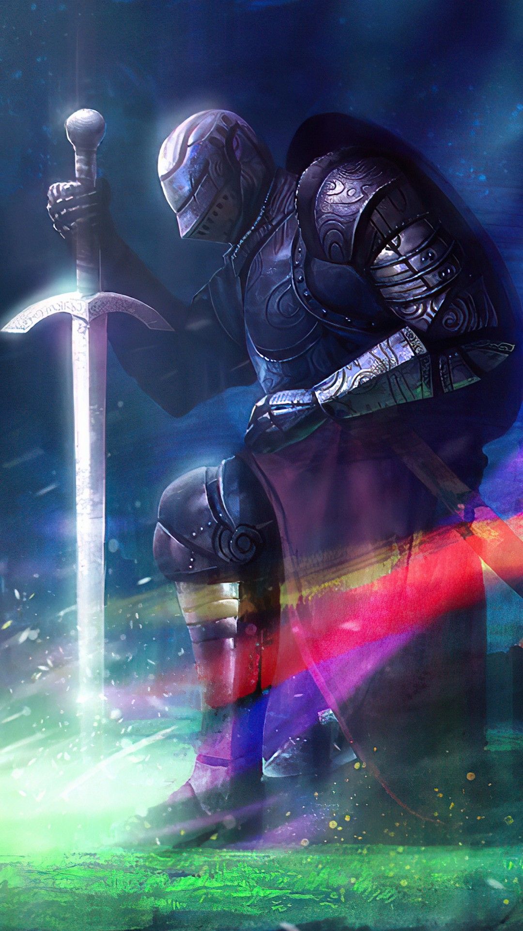 1080x1920 Fantasy Knight 4K HD Wallpaper