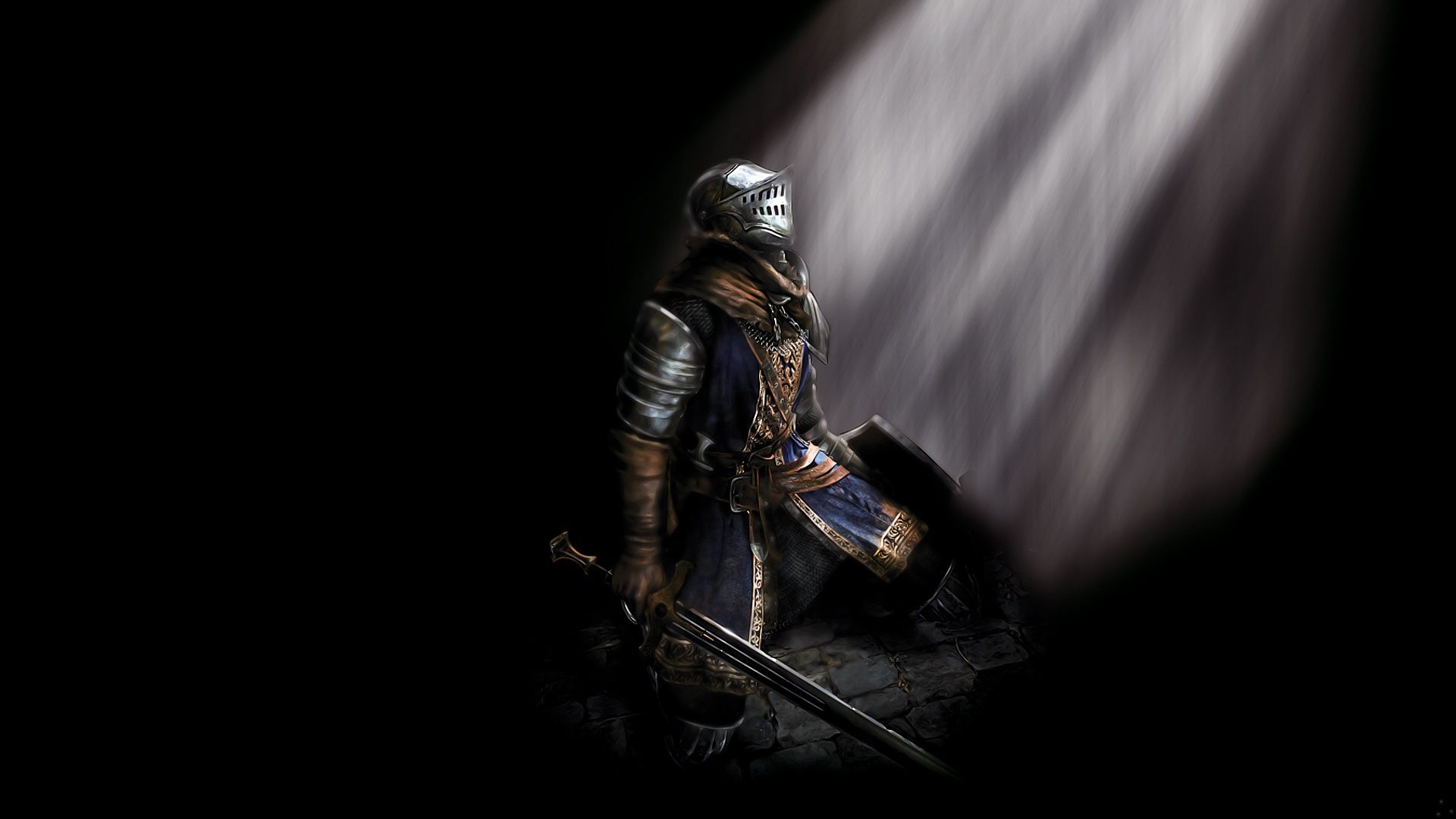 1920x1080 Wallpaper the game, armor, knight, Dark Souls for mobile and desktop, section игры, resolution 1920x1080