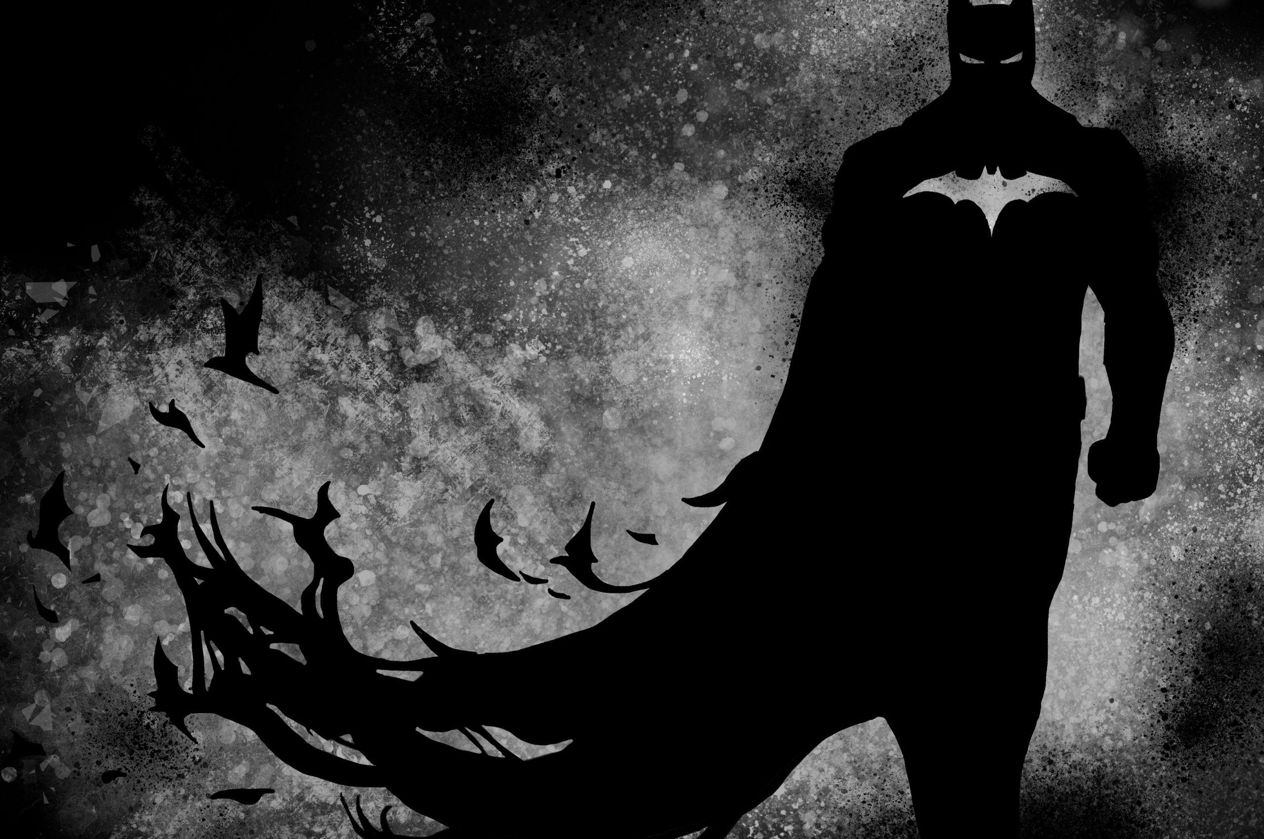 2560x1700 Free download The Dark Knight Paint 4k superheroes wallpaper HD