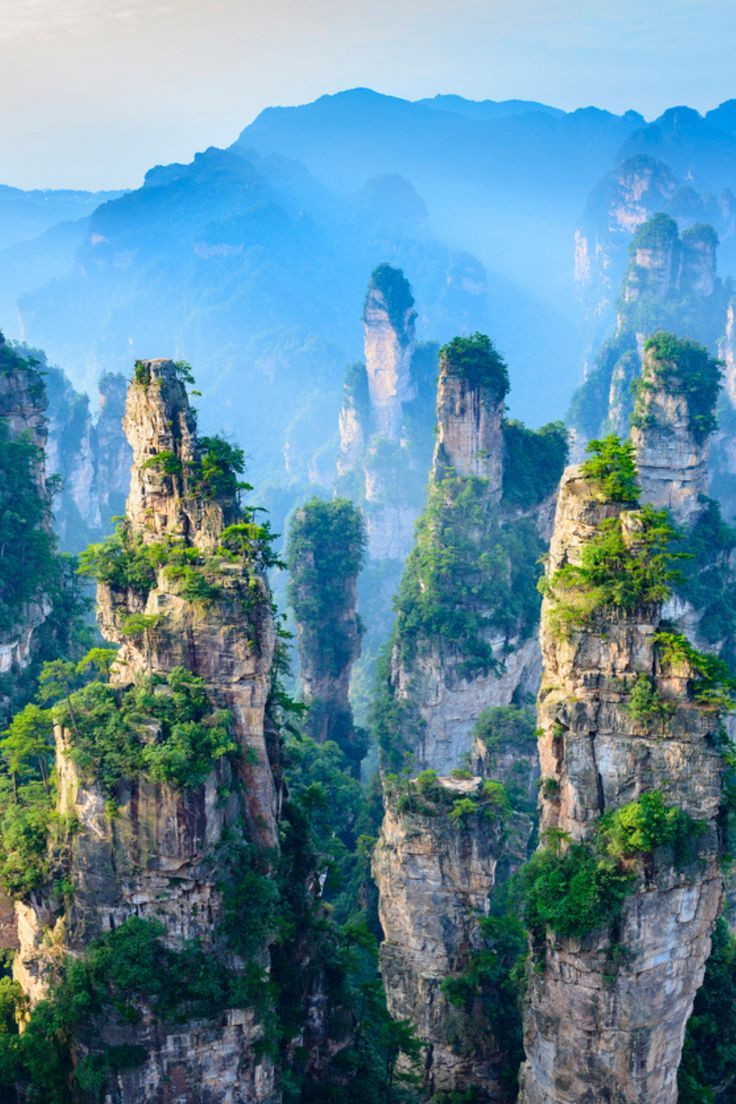 736x1104 The Scenic Wulingyuan Rocky Forests
