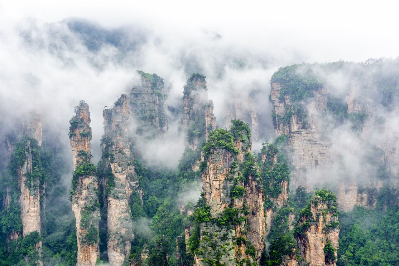 1280x852 Dream Wonderland】Magnificent Landscape Zhangjiajie