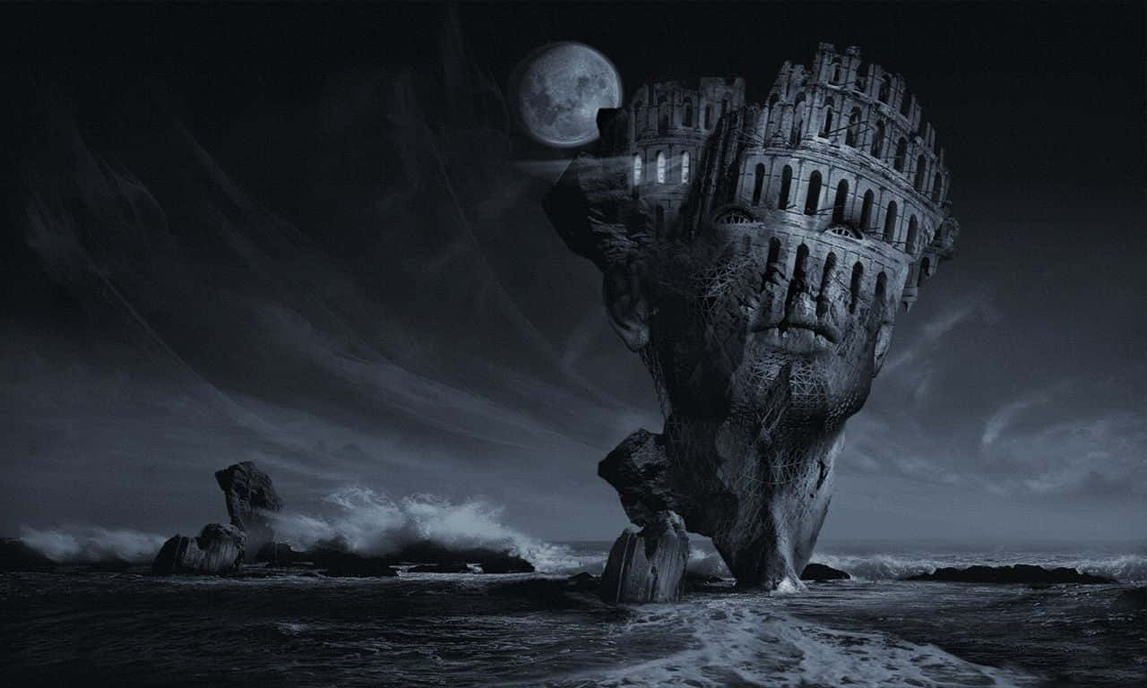 1280x768 Download Embracing the Shadows Dark Surrealistic Dream Wallpaper