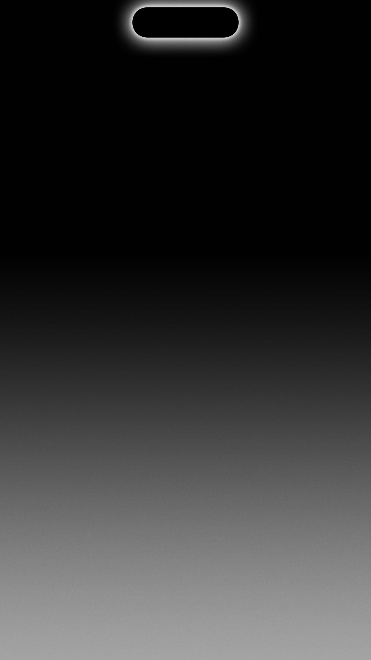 1440x2560 IPhone Wallpaper For Dynamic Island Glowing Black Dark Gradient