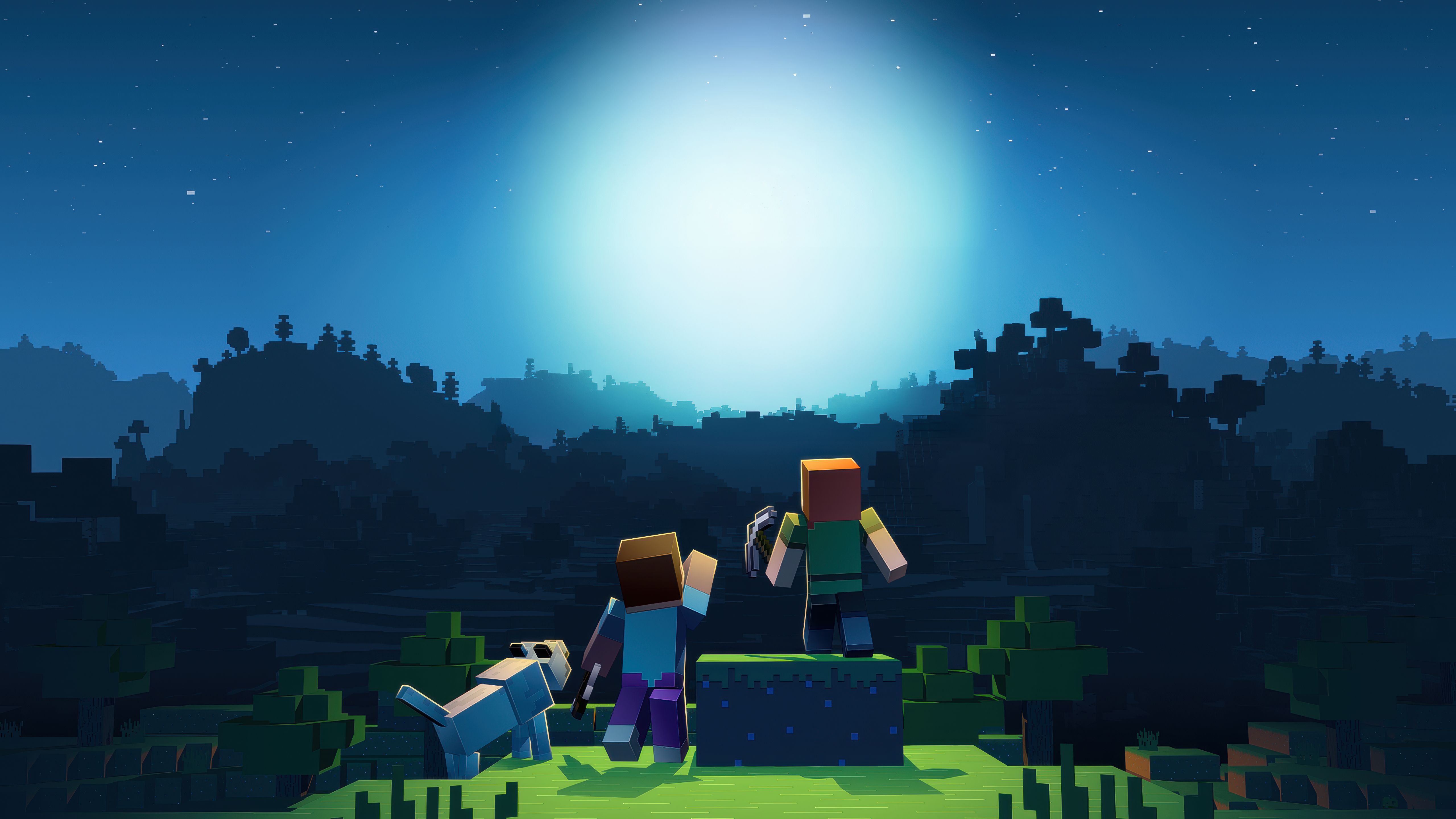 5120x2880 Minecraft Wallpaper 4K, 10th Anniversary, 5K