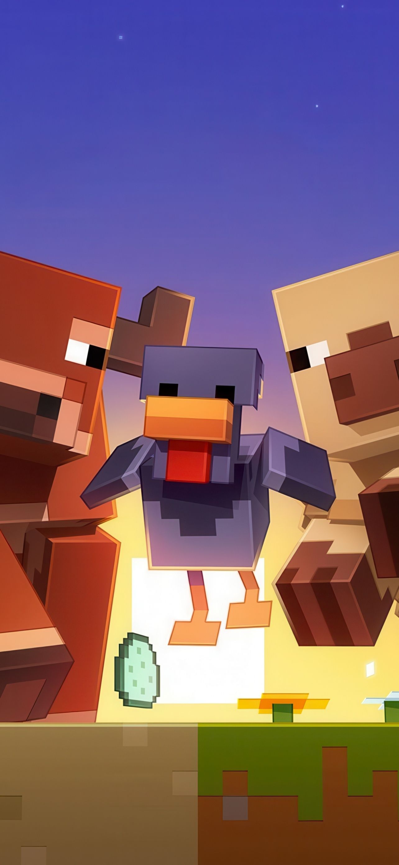 1284x2778 Free HD Minecraft Wallpaper