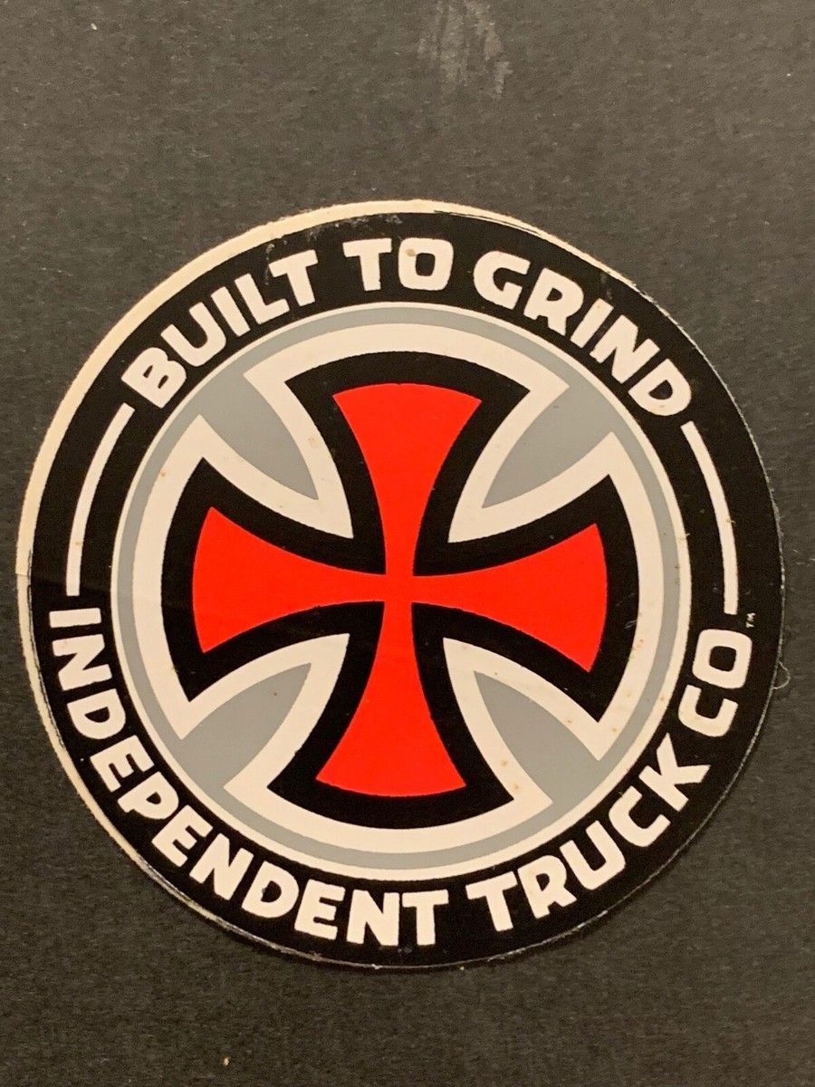900x1200 Independent Truck Skate Sticker, # 2 Round, Very Rare, 1980 1990s