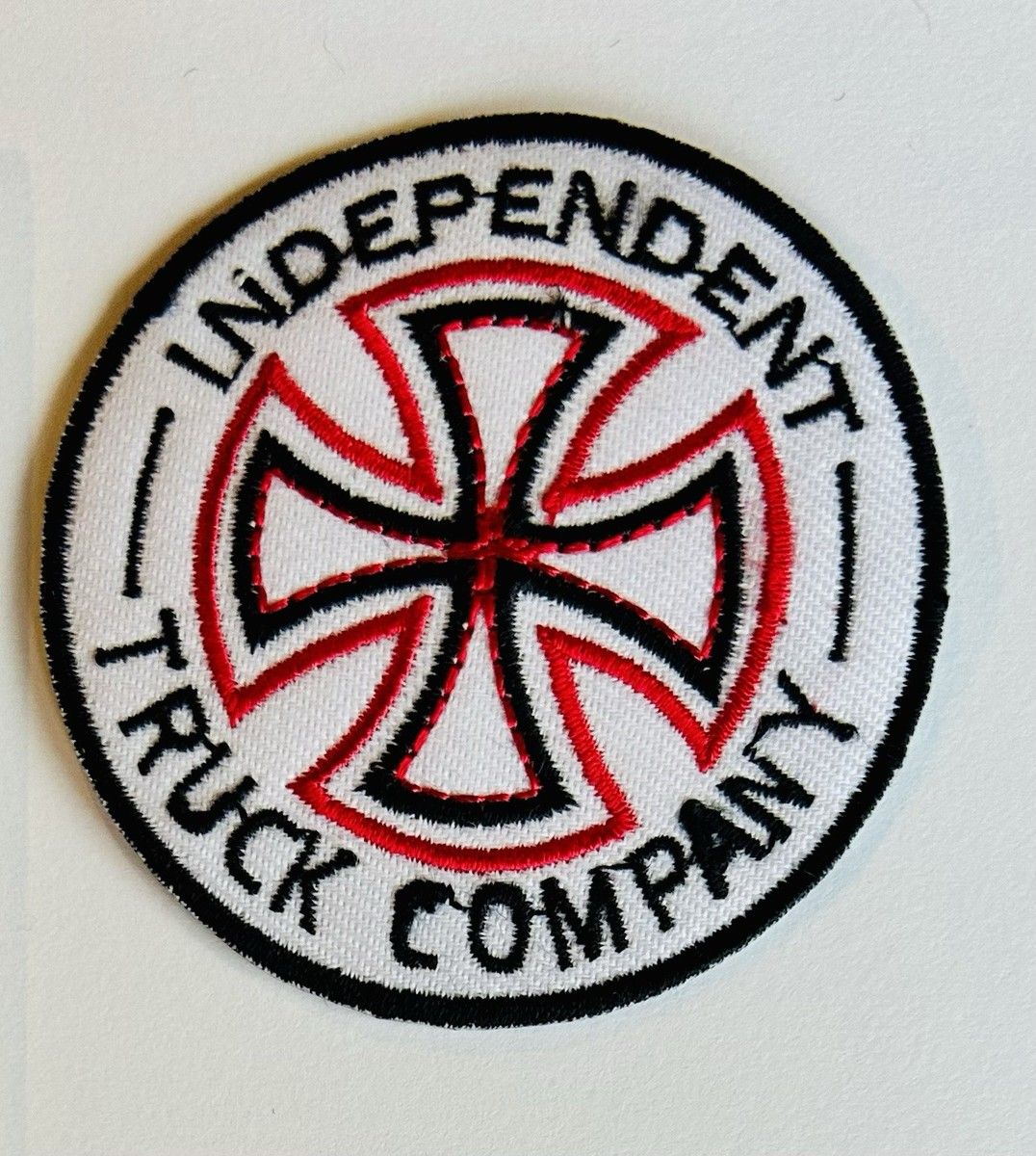 1076x1200 Independent Truck Company Iron On Patch Red White Blue Logo Skateboard 2.5”