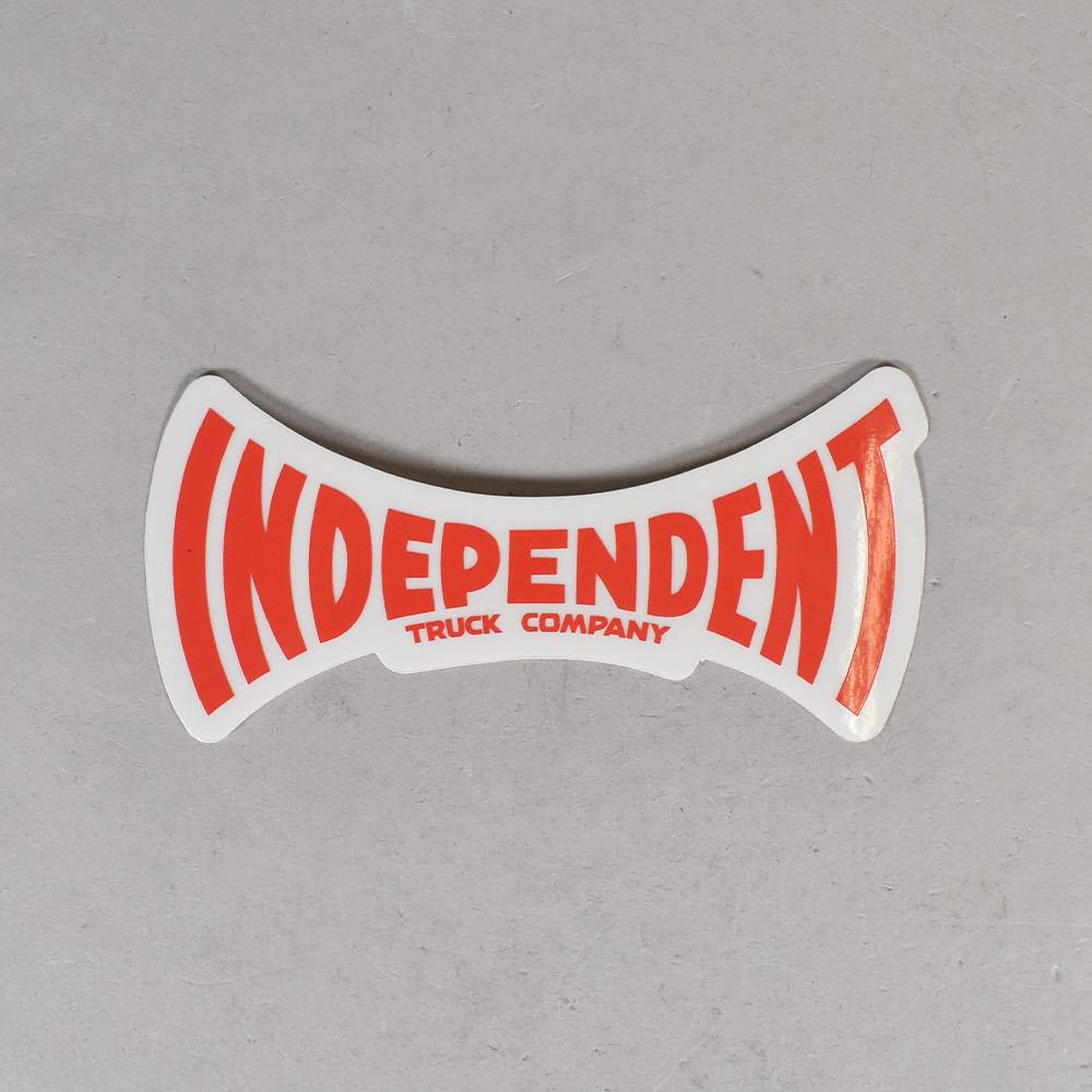 1000x1000 Independent Trucks Span (Red) Sticker'' x 2'' from Native Skate Store UK
