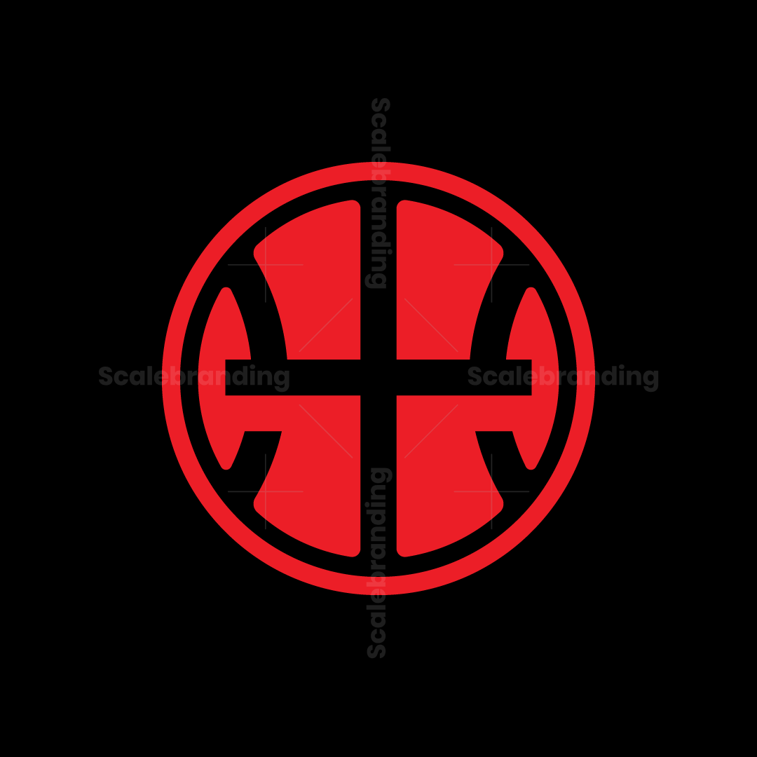 1080x1080 Basketball Sport Trident Weapon Logo