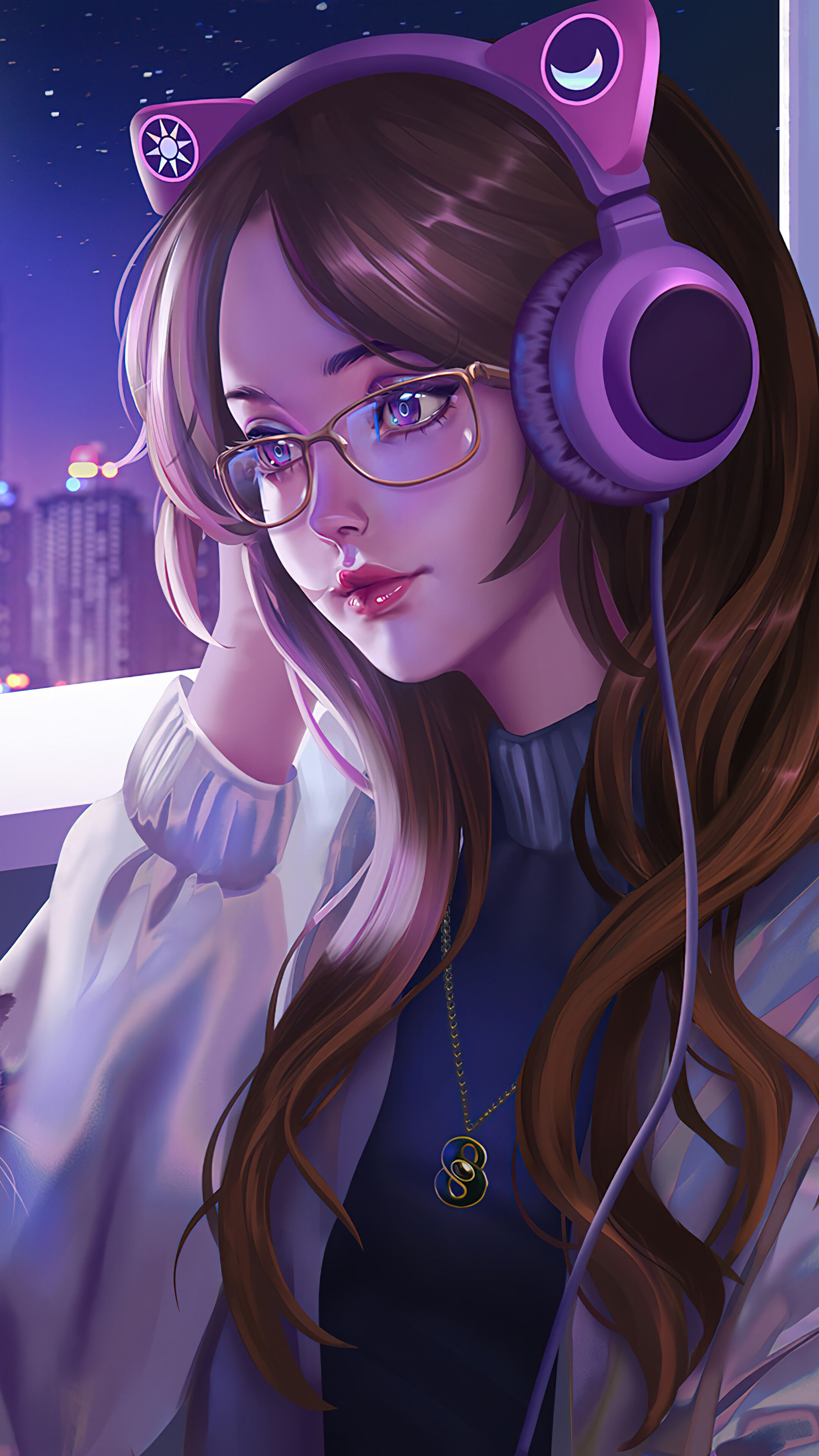 2160x3840 Gamer Girl Wallpaper