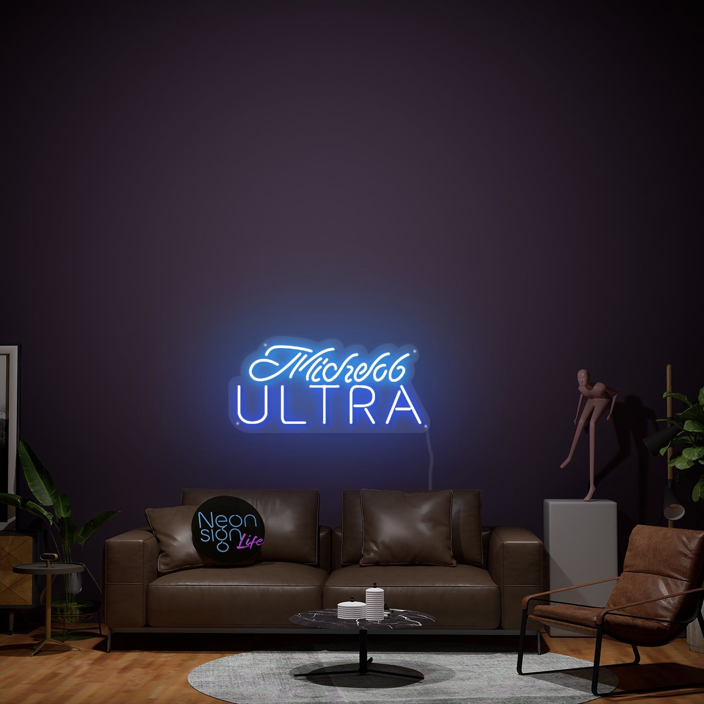 1440x1440 Michelob Ultra Neon Sign